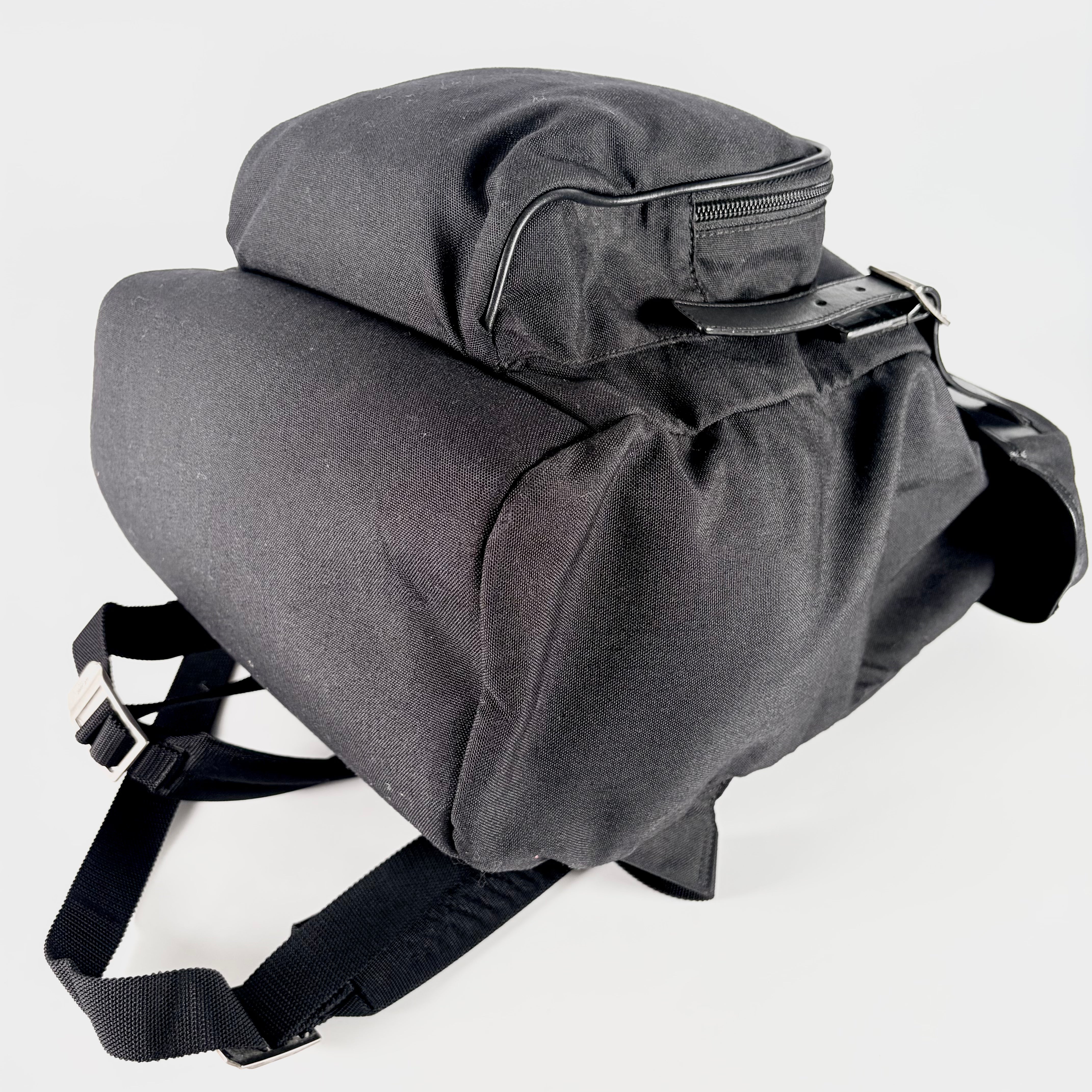 2604 secondhand SAINTLAURENT backpack black