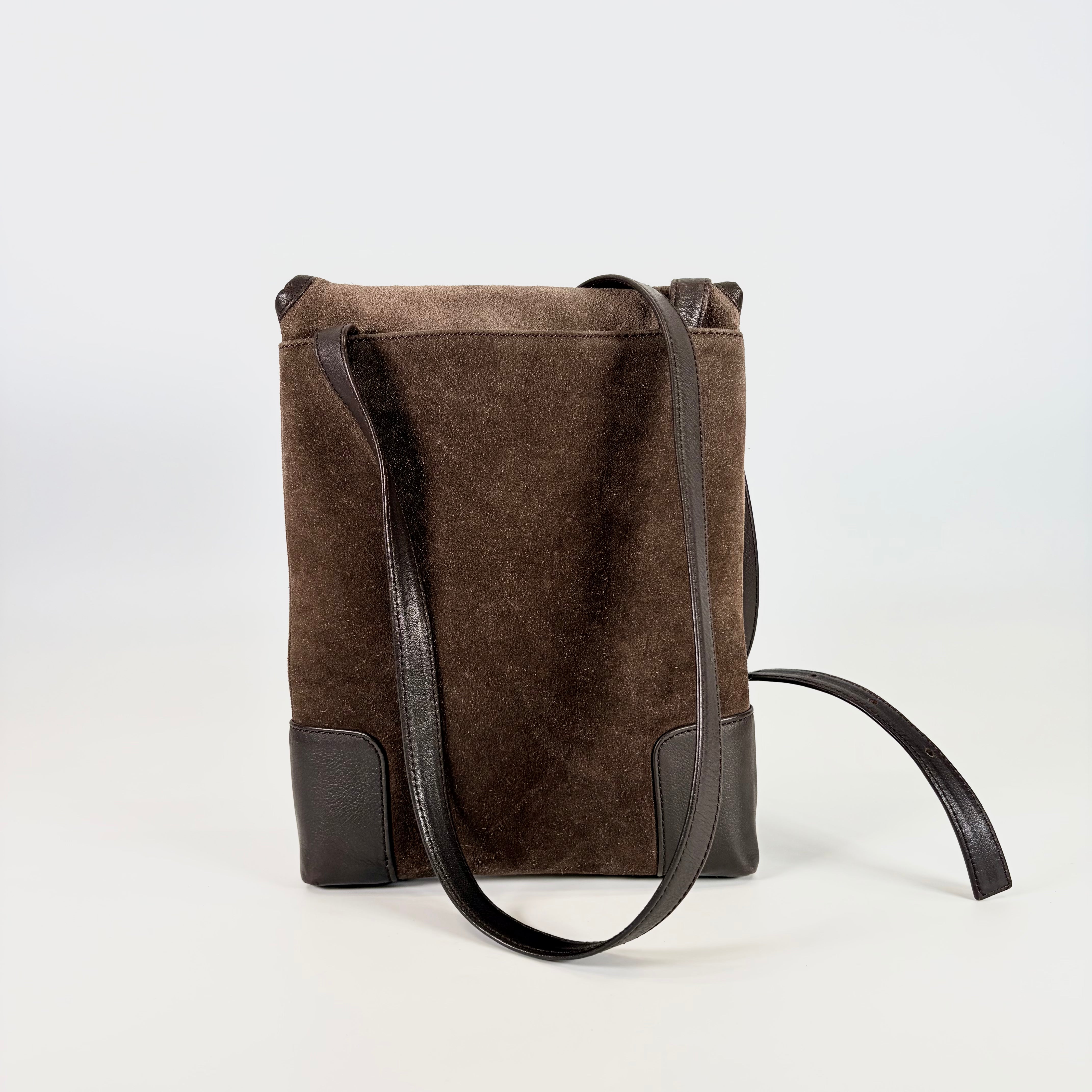 2605 secondhand LOEWE suede Shoulder bag