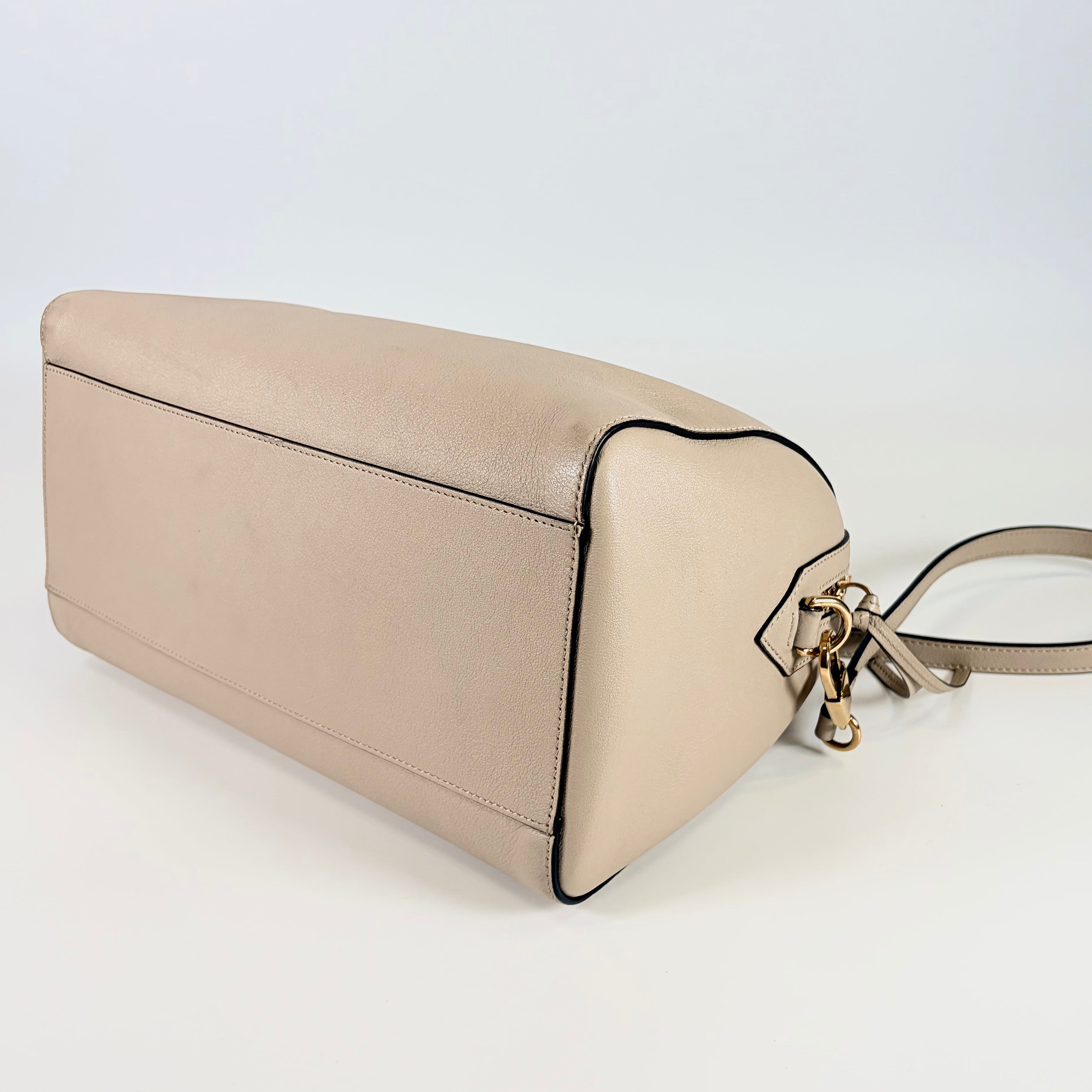 2605 secondhand GUCCI Bamboo 2Way bag