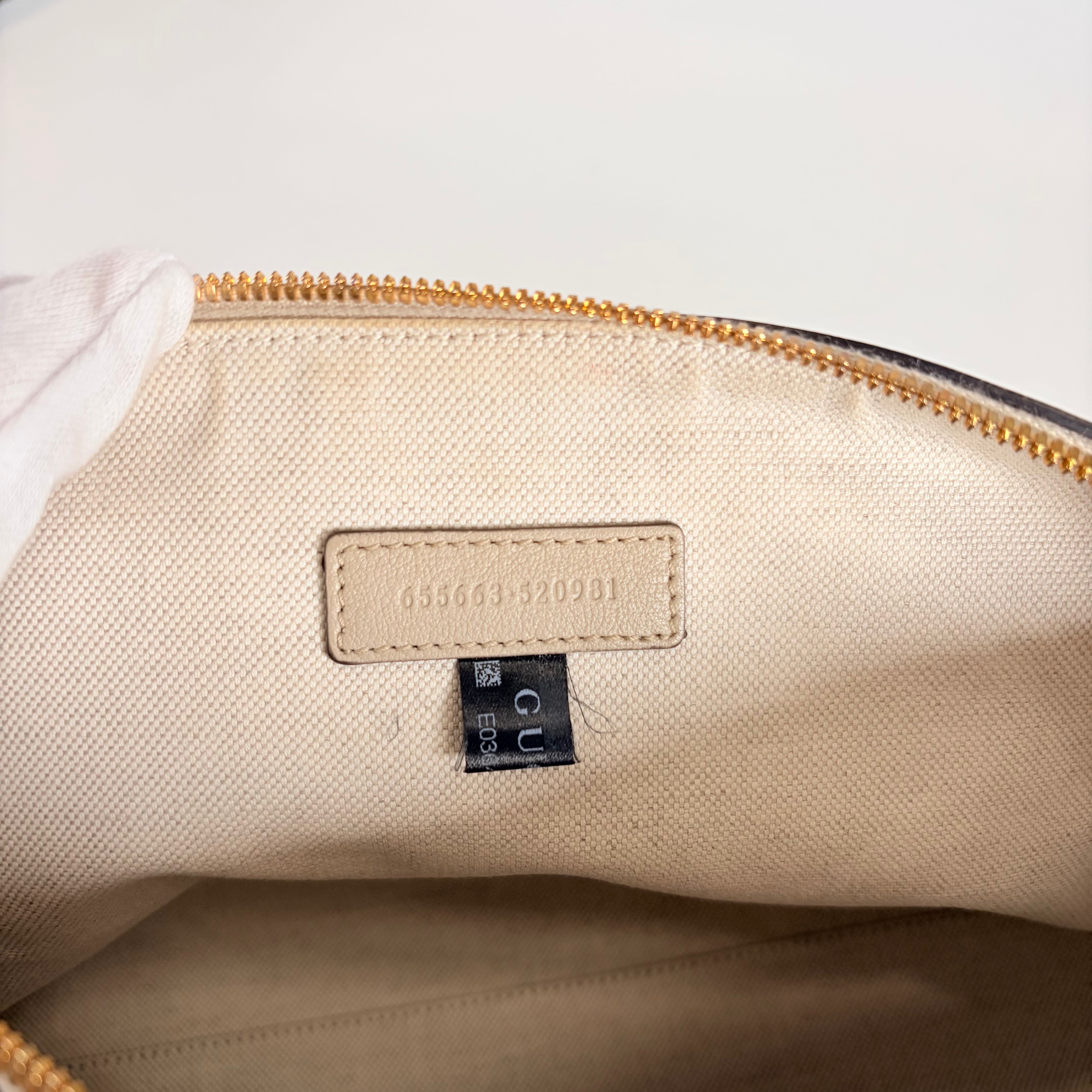 2605 secondhand GUCCI Bamboo 2Way bag