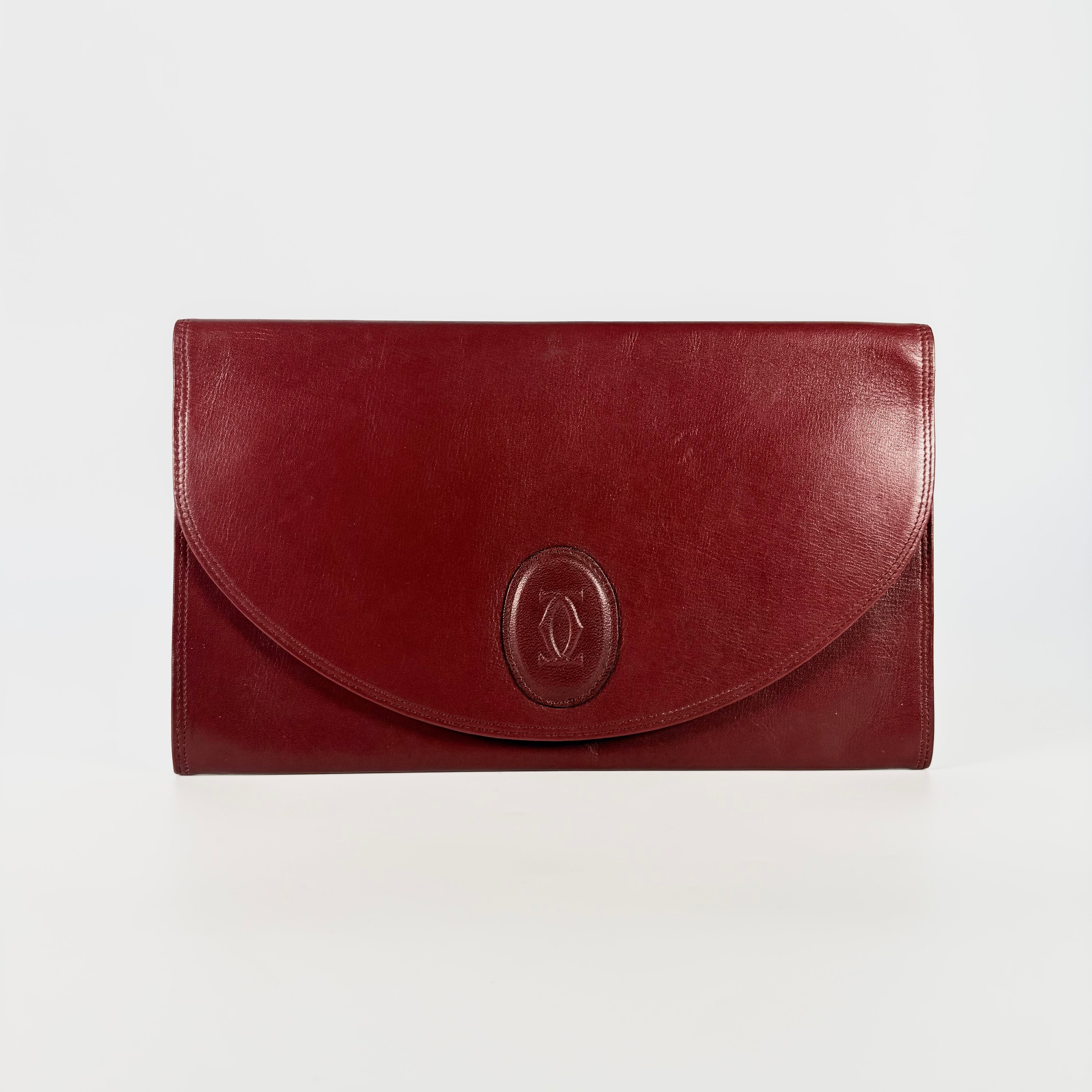 2605 secondhand CARTIER mustline Clutch Bag