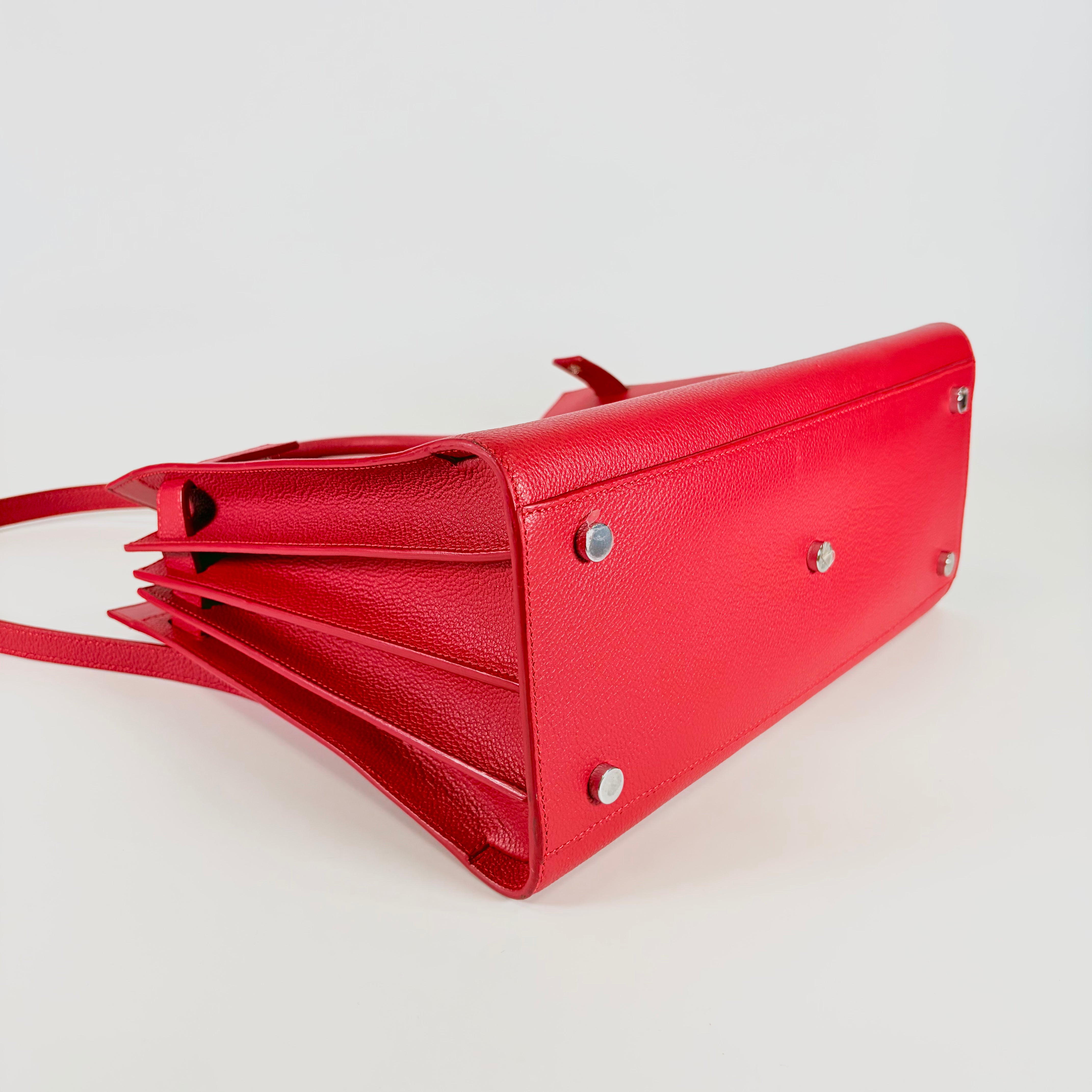 2605 secondhand SAINTLAURENT Sack Joules Small calf leather Red