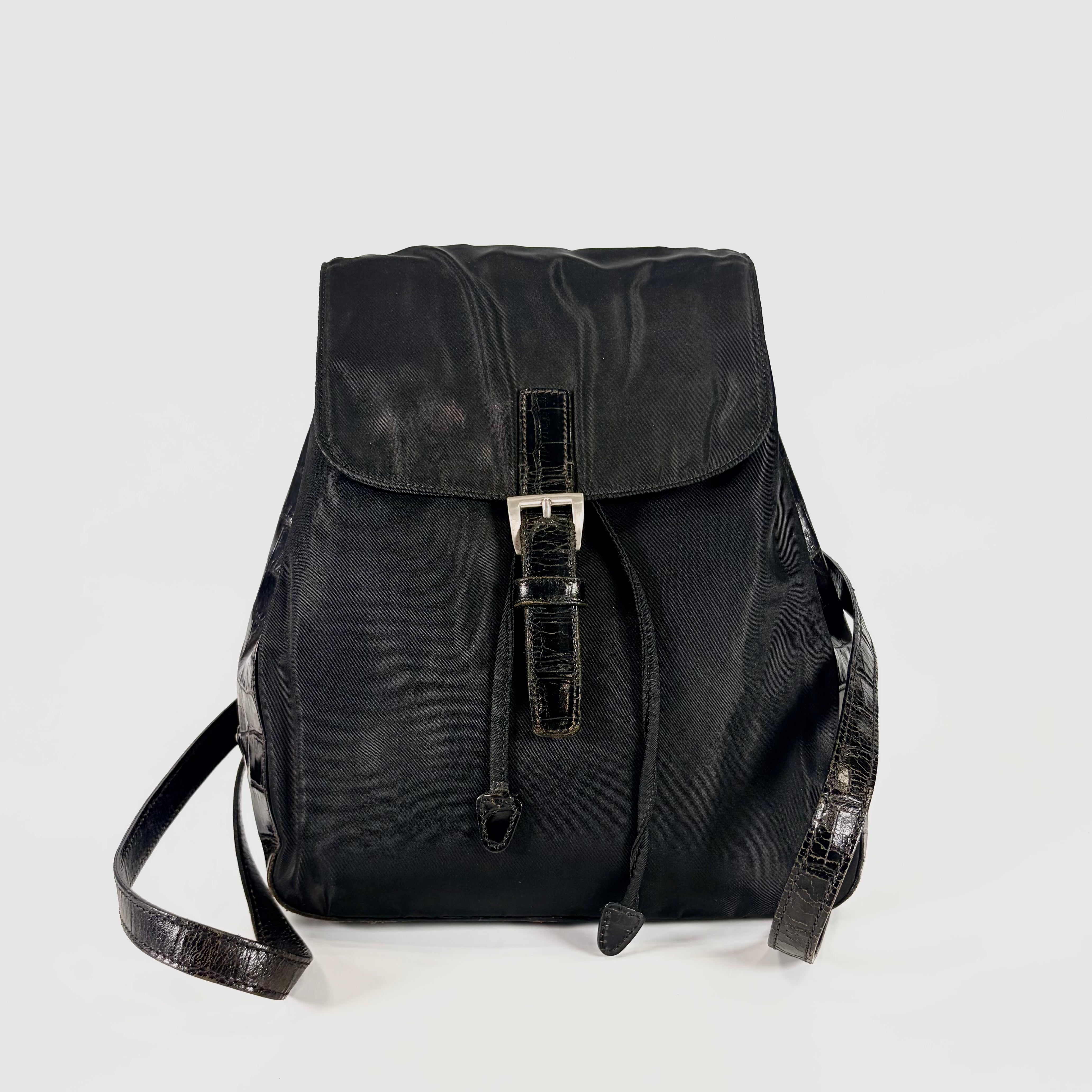 2605 secondhand PRADA nylon backpack