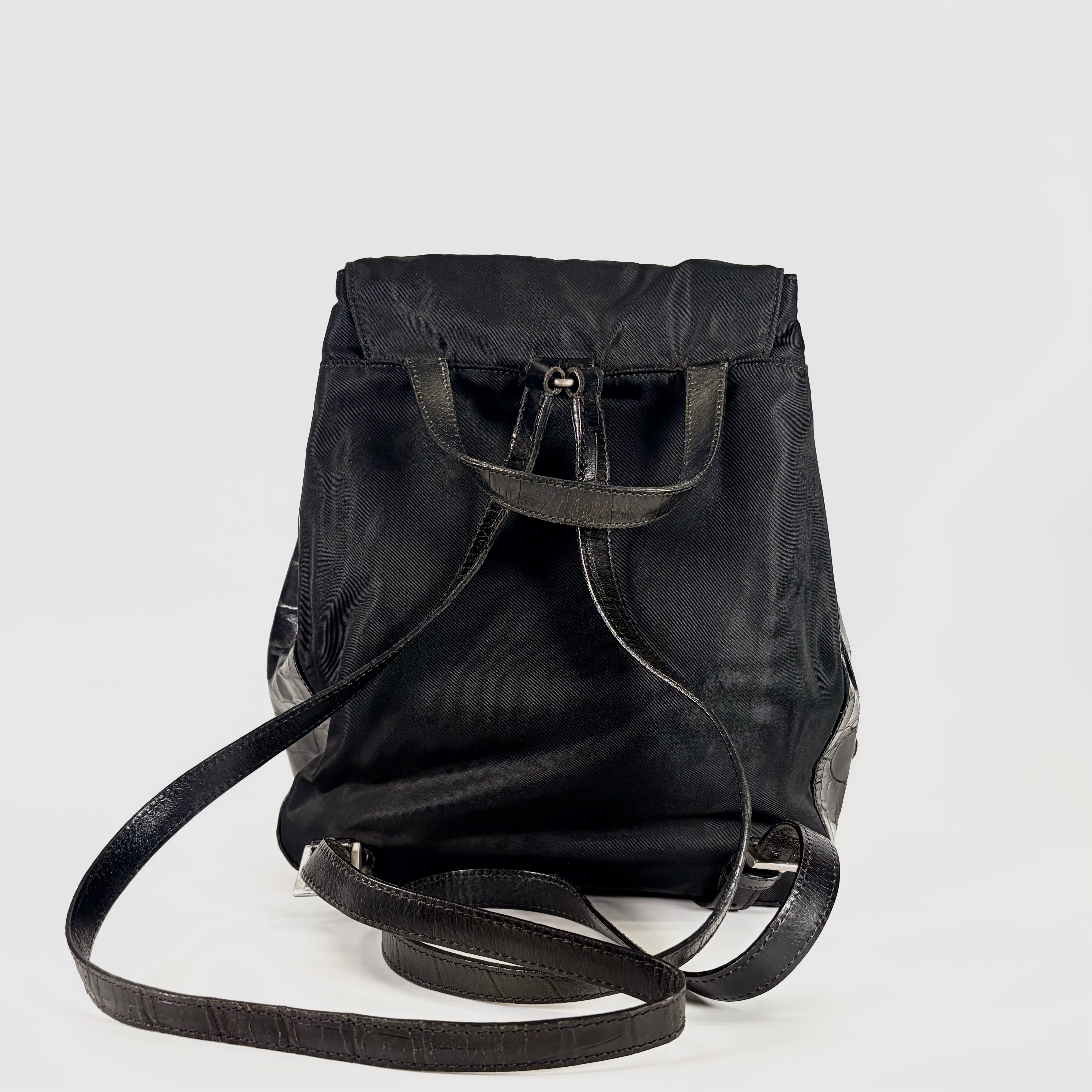 2605 secondhand PRADA nylon backpack
