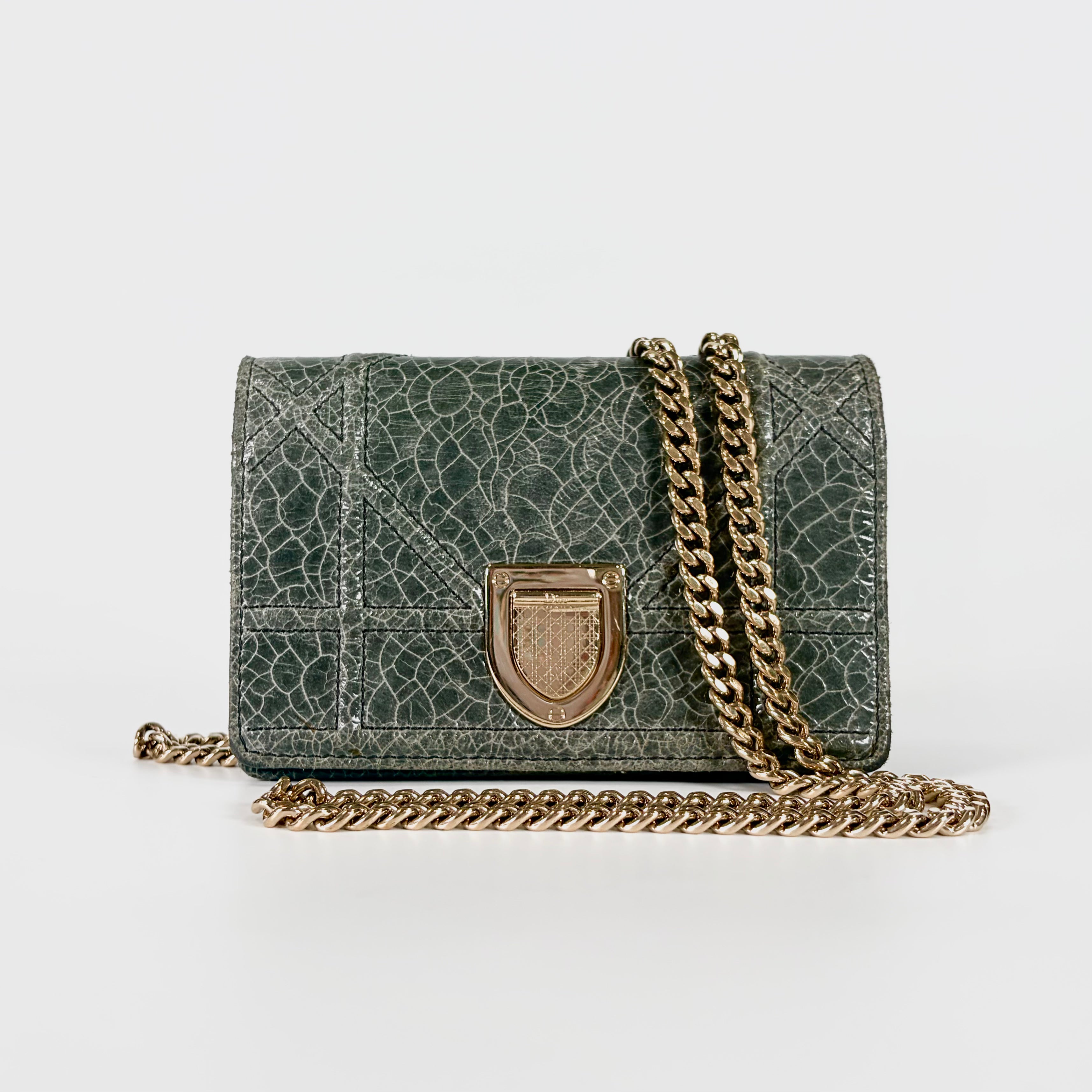 2605 secondhand CD Diorama Chain Shoulder Bag