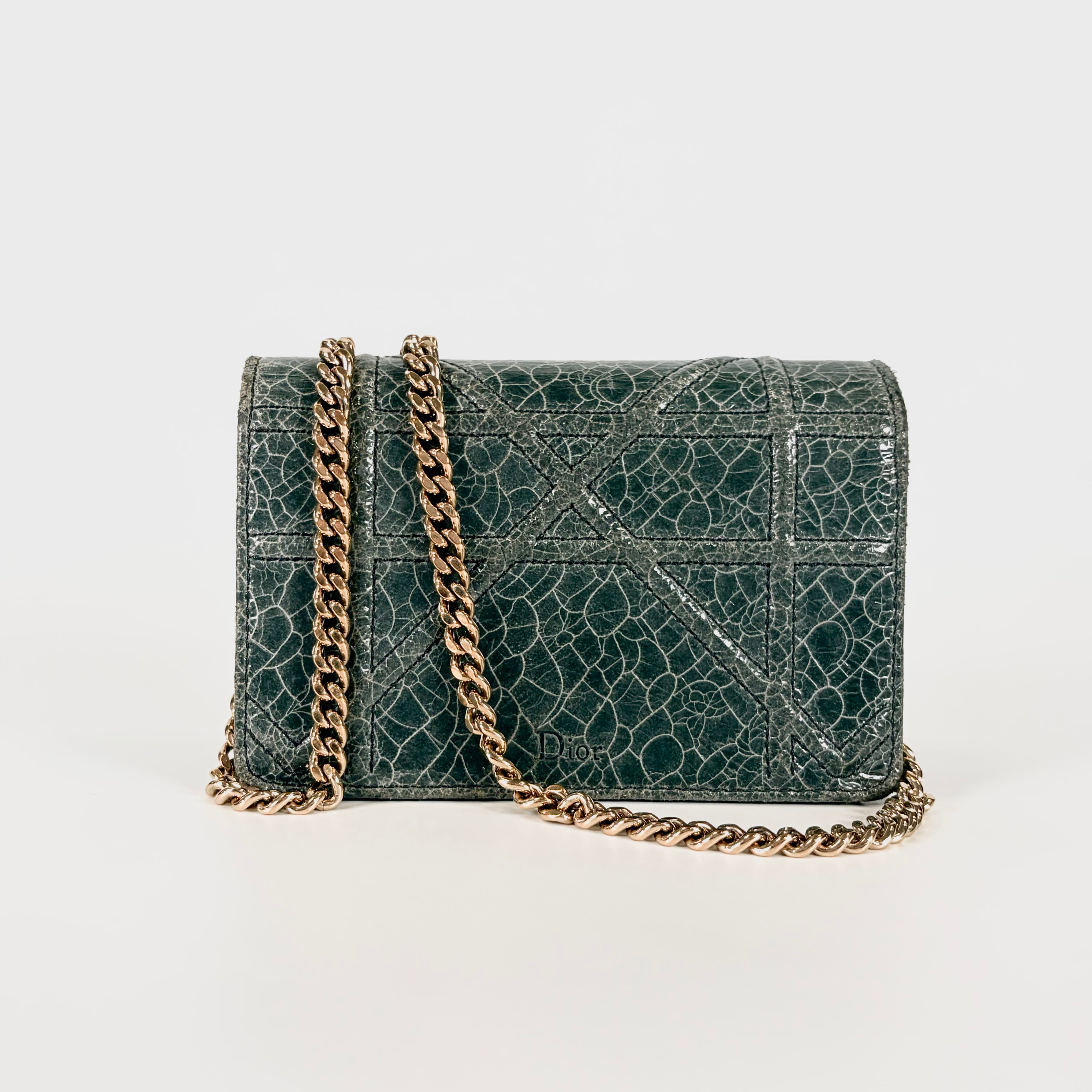 2605 secondhand CD Diorama Chain Shoulder Bag