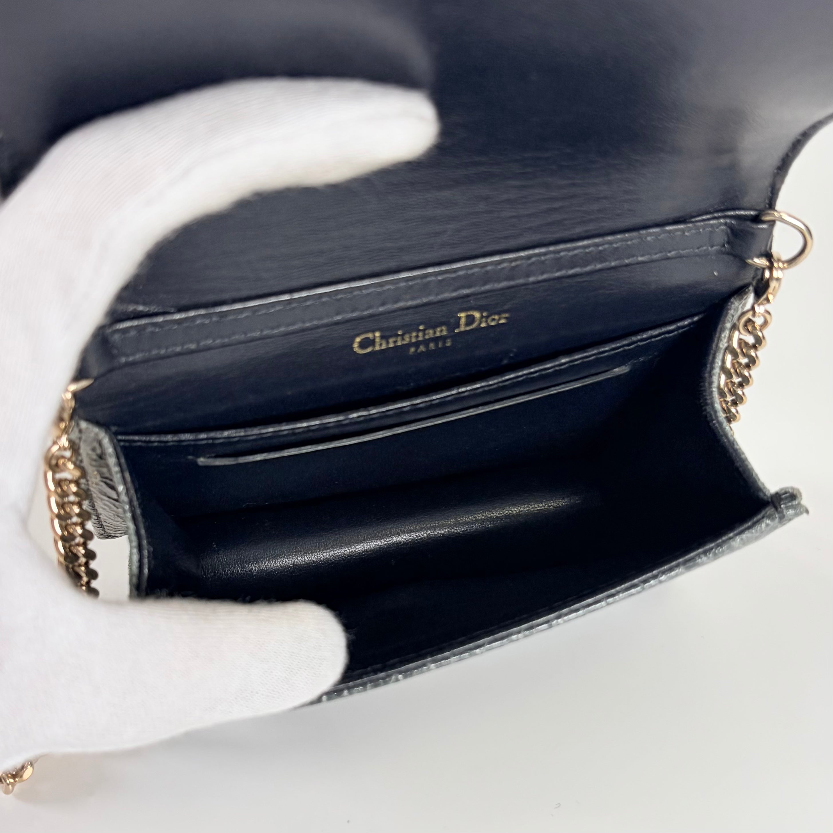 2605 secondhand CD Diorama Chain Shoulder Bag