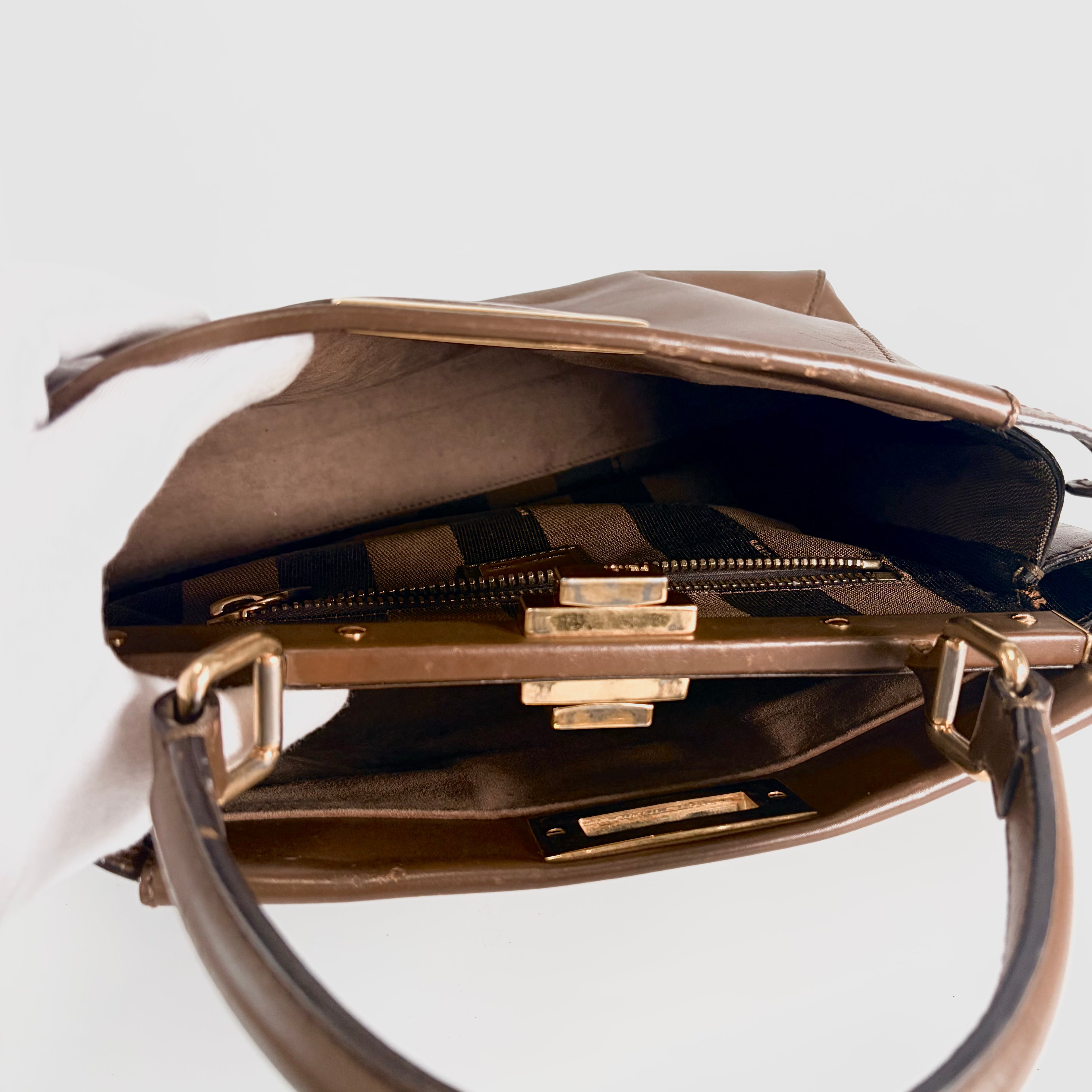 2605 secondhand FENDI Peekaboo 2way bag + 〇