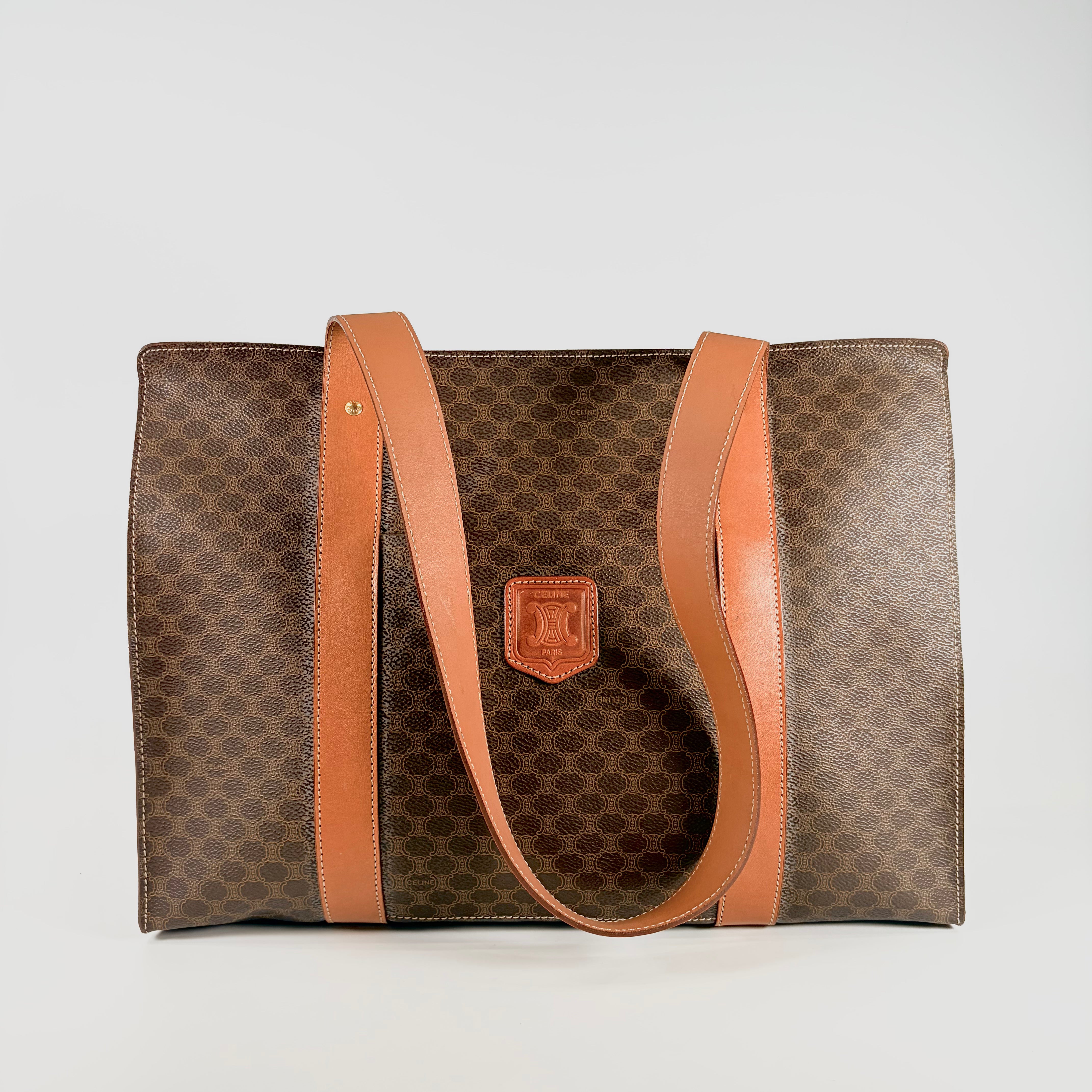 2604 secondhand CELINE Macadam Tote Bag