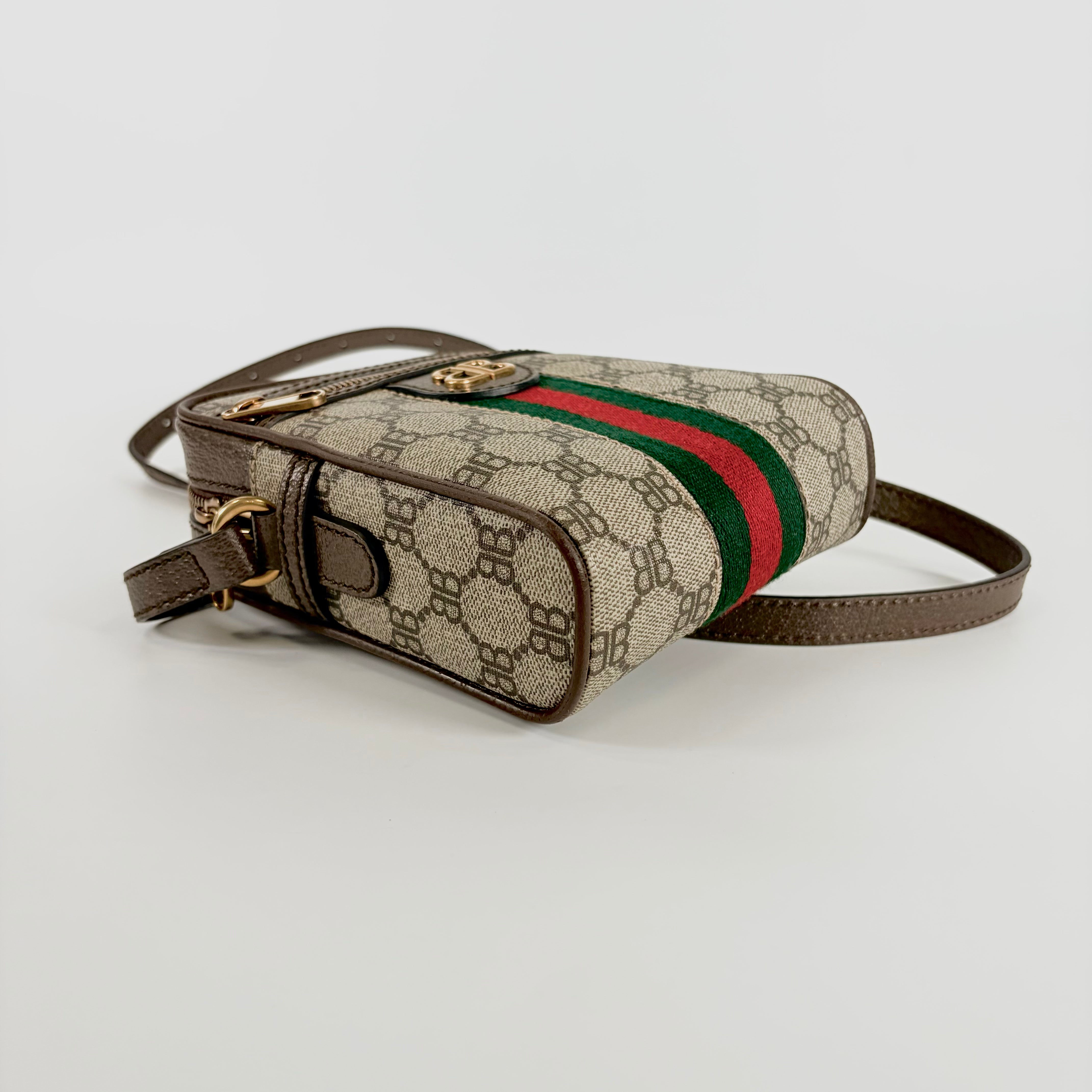 2604 secondhand GUCCI Balenciaga Collaboration shoulder Sherry