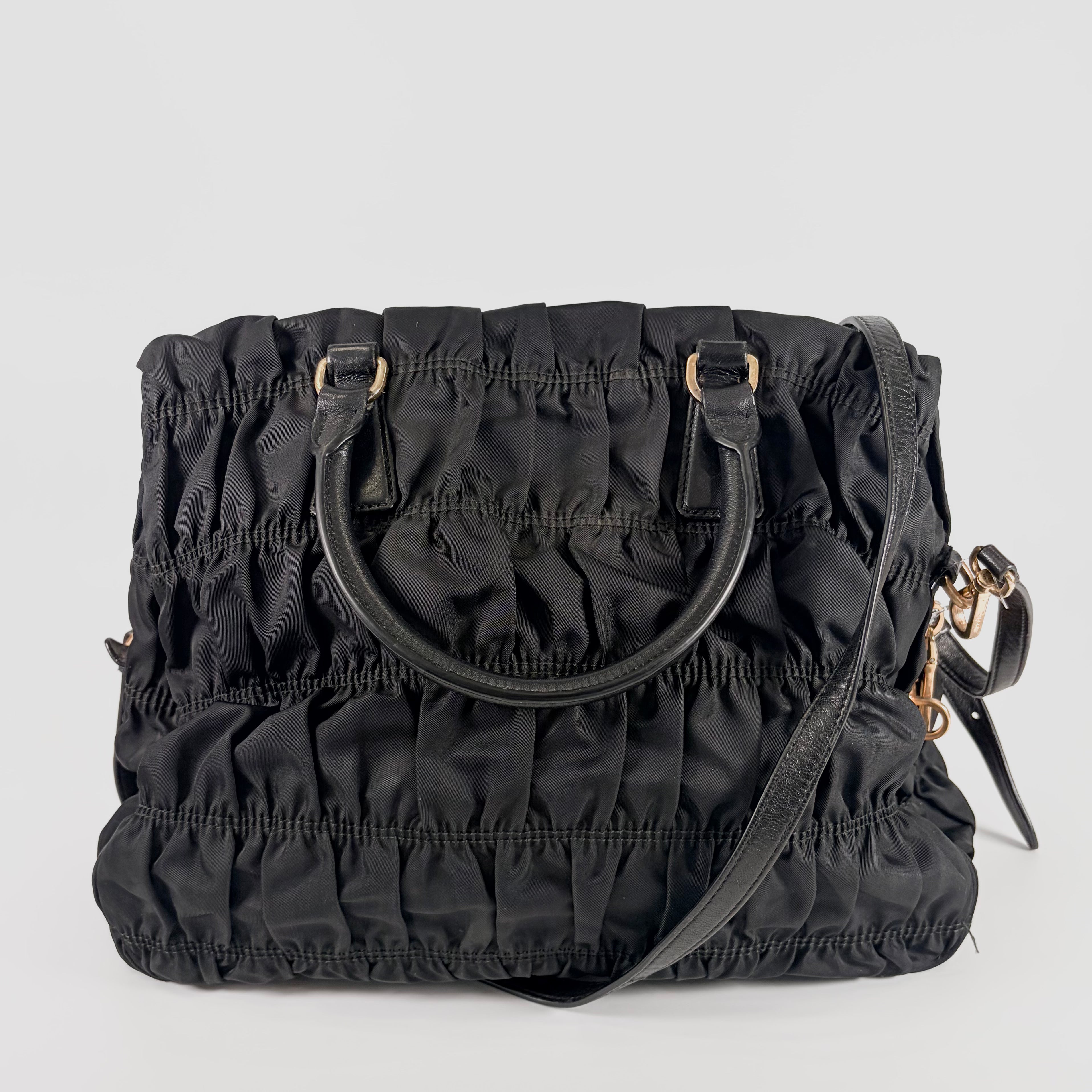 2604 secondhand PRADA Tote Bag gather 2way