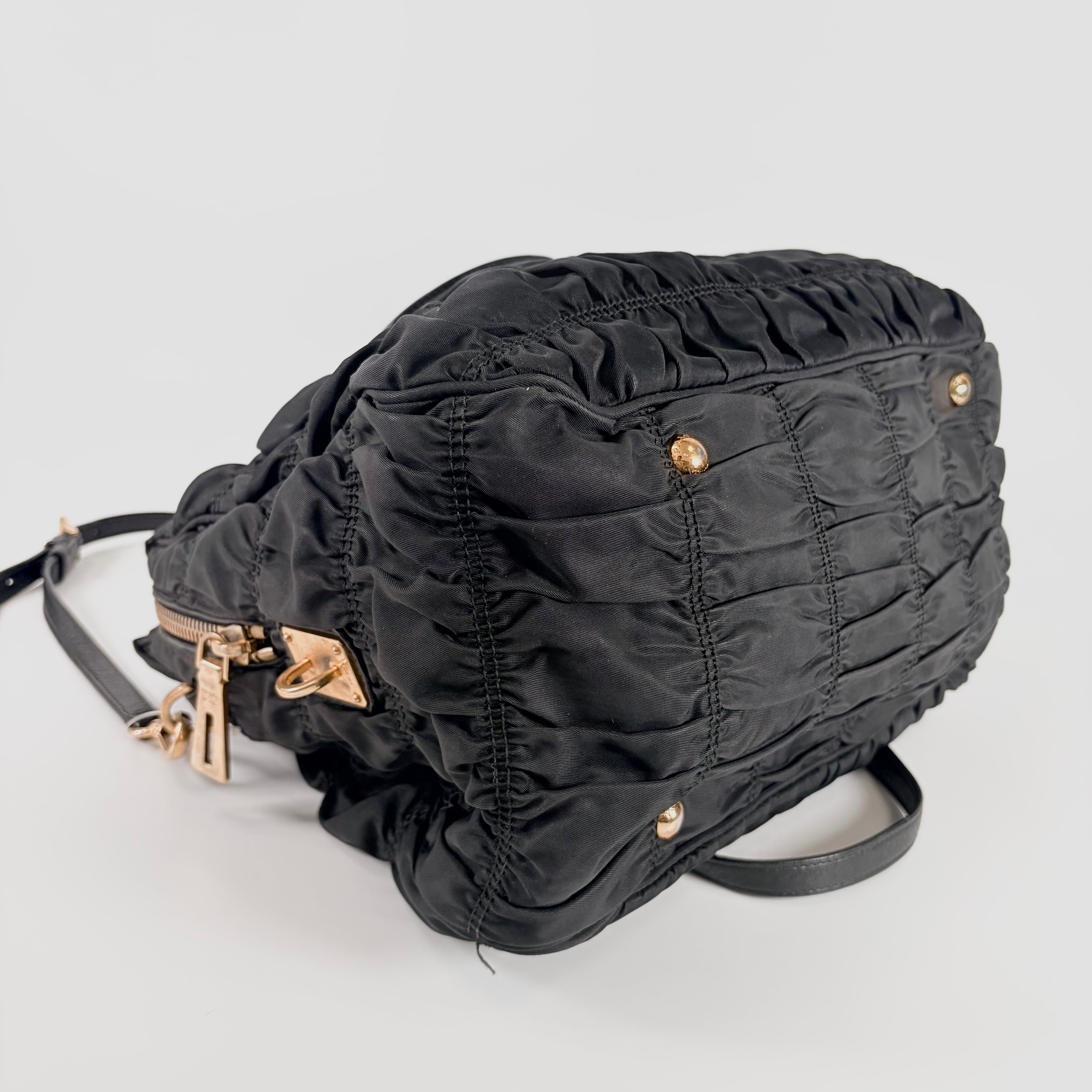 2604 secondhand PRADA Tote Bag gather 2way
