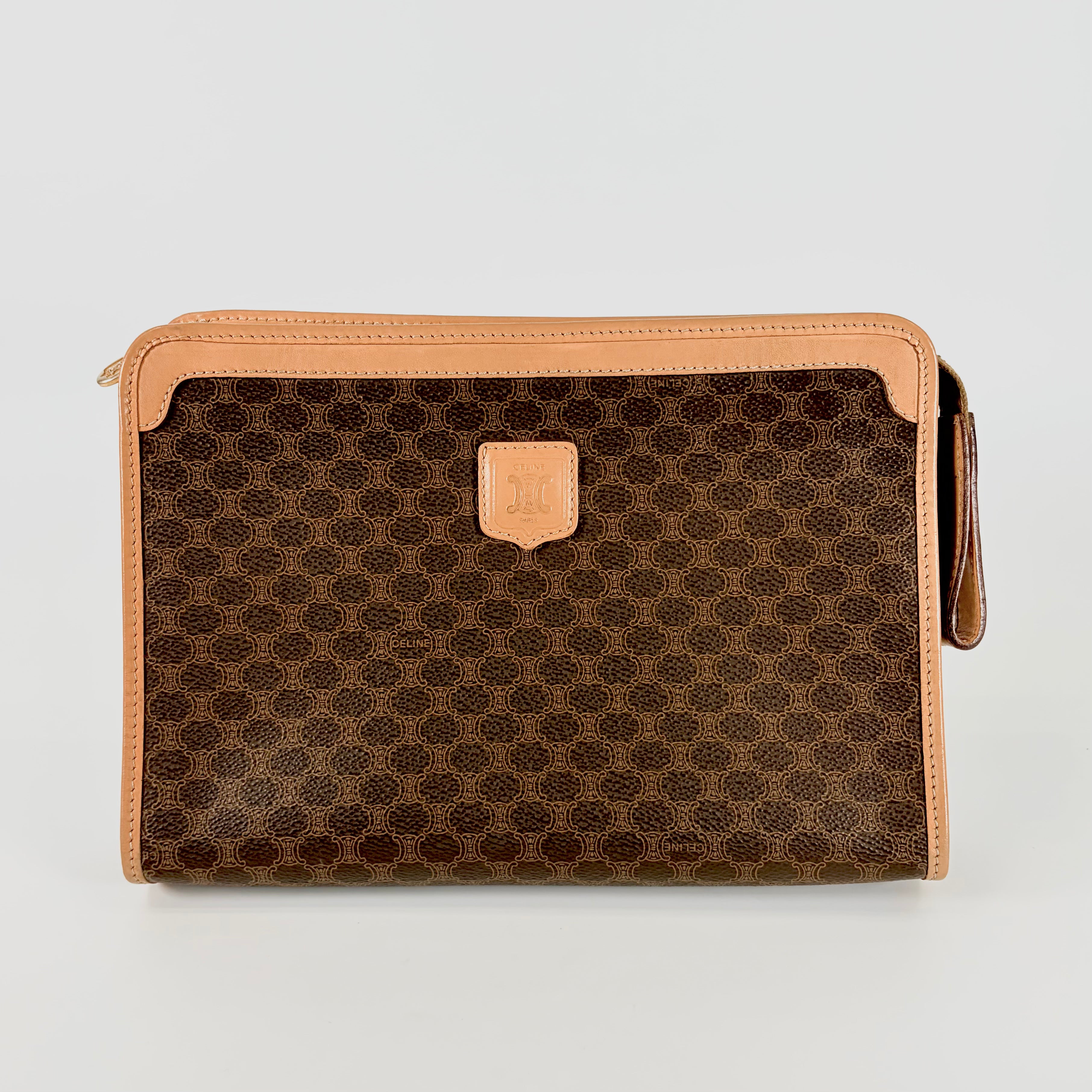2606 secondhand CELINE Macadam Clutch Bag
