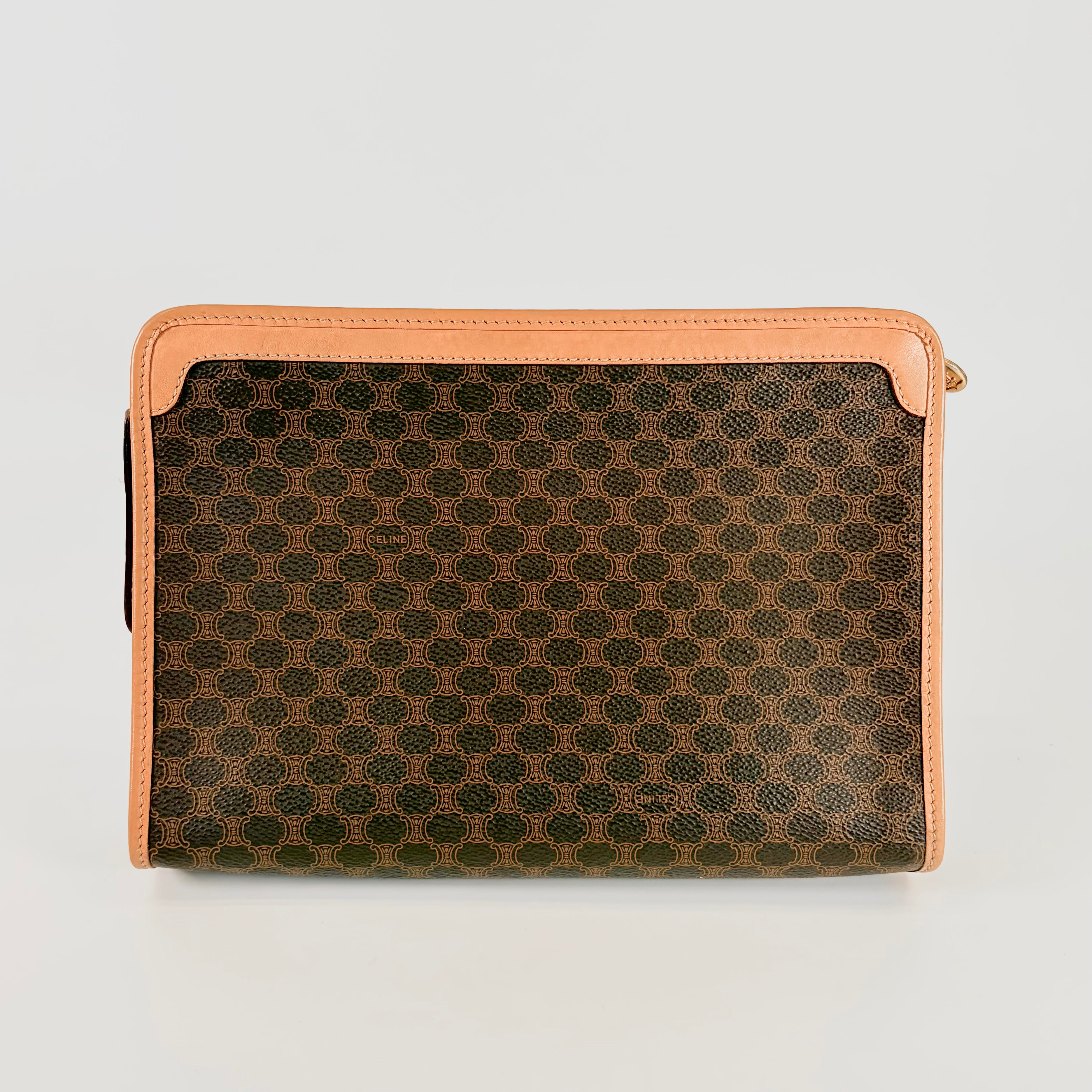 2606 secondhand CELINE Macadam Clutch Bag