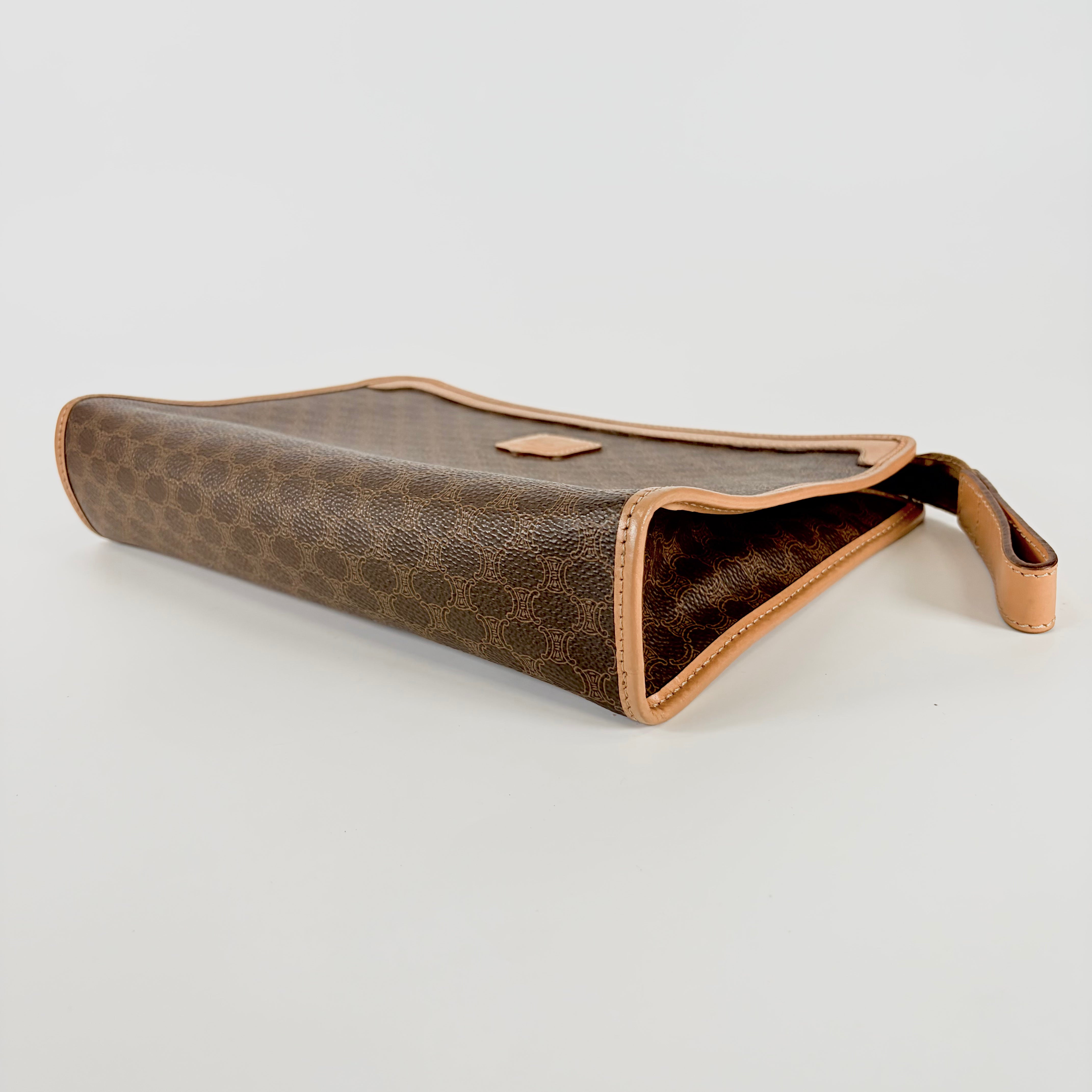 2606 secondhand CELINE Macadam Clutch Bag