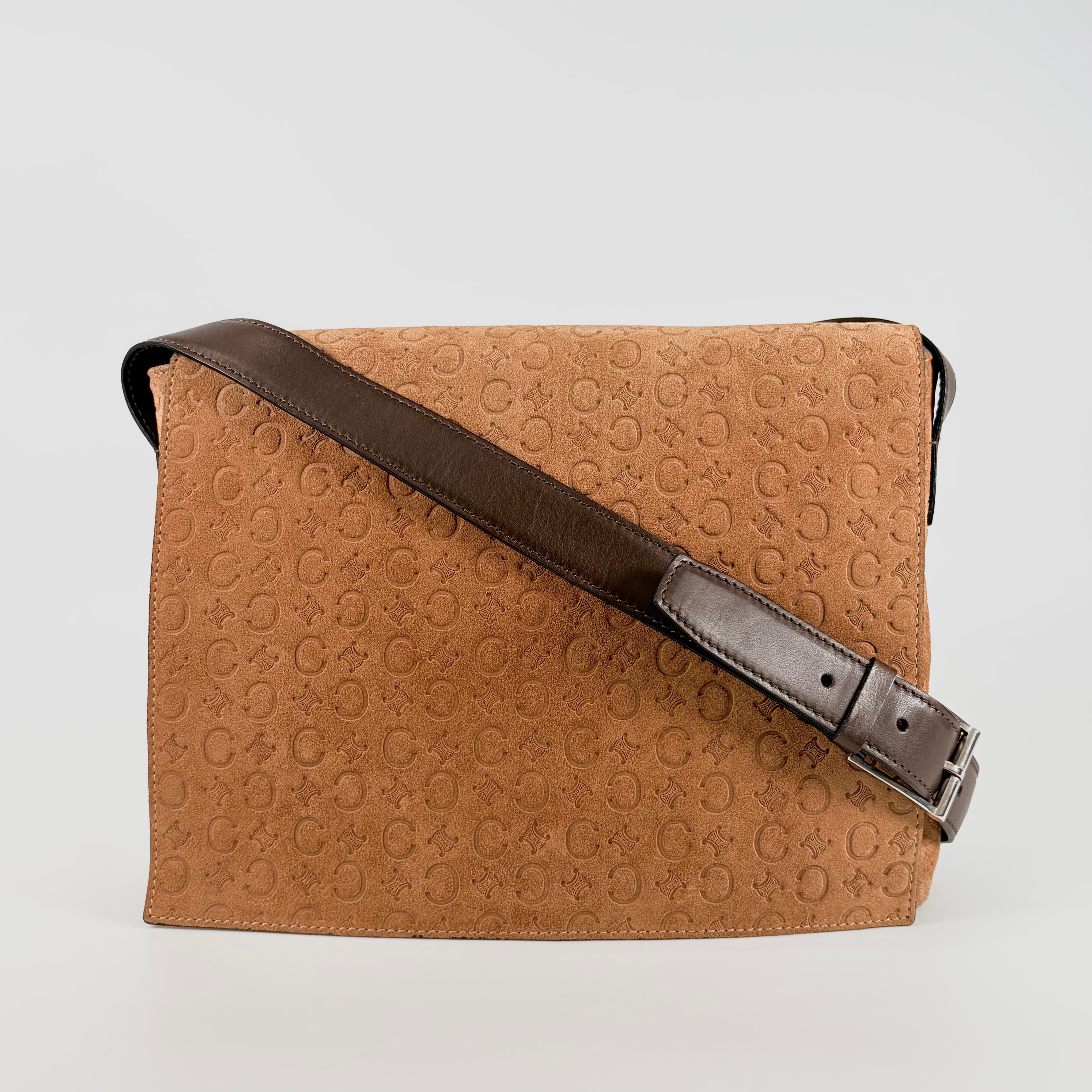 2604 secondhand CELINE C Macadam Shoulder bag