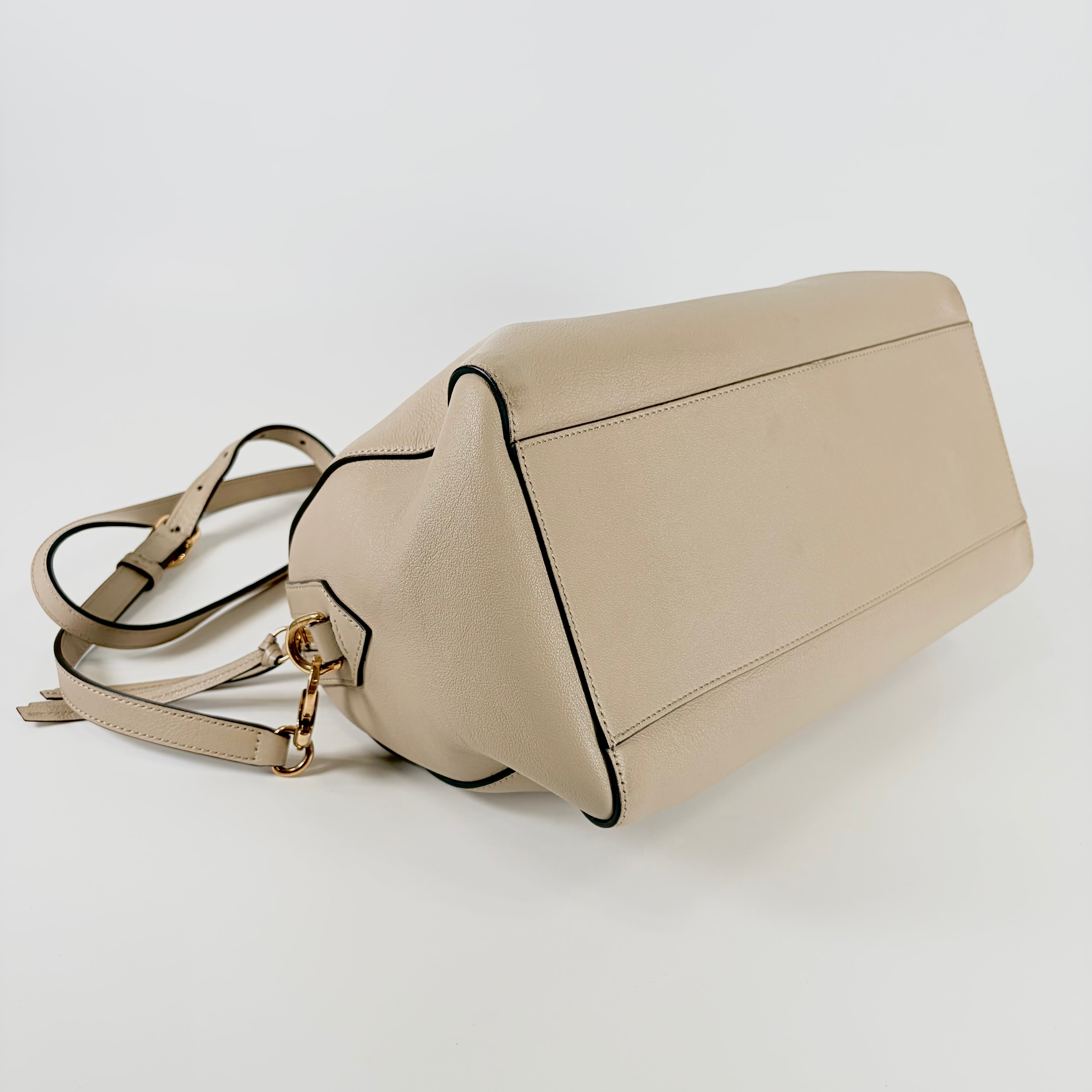 2605 secondhand GUCCI Bamboo 2Way bag