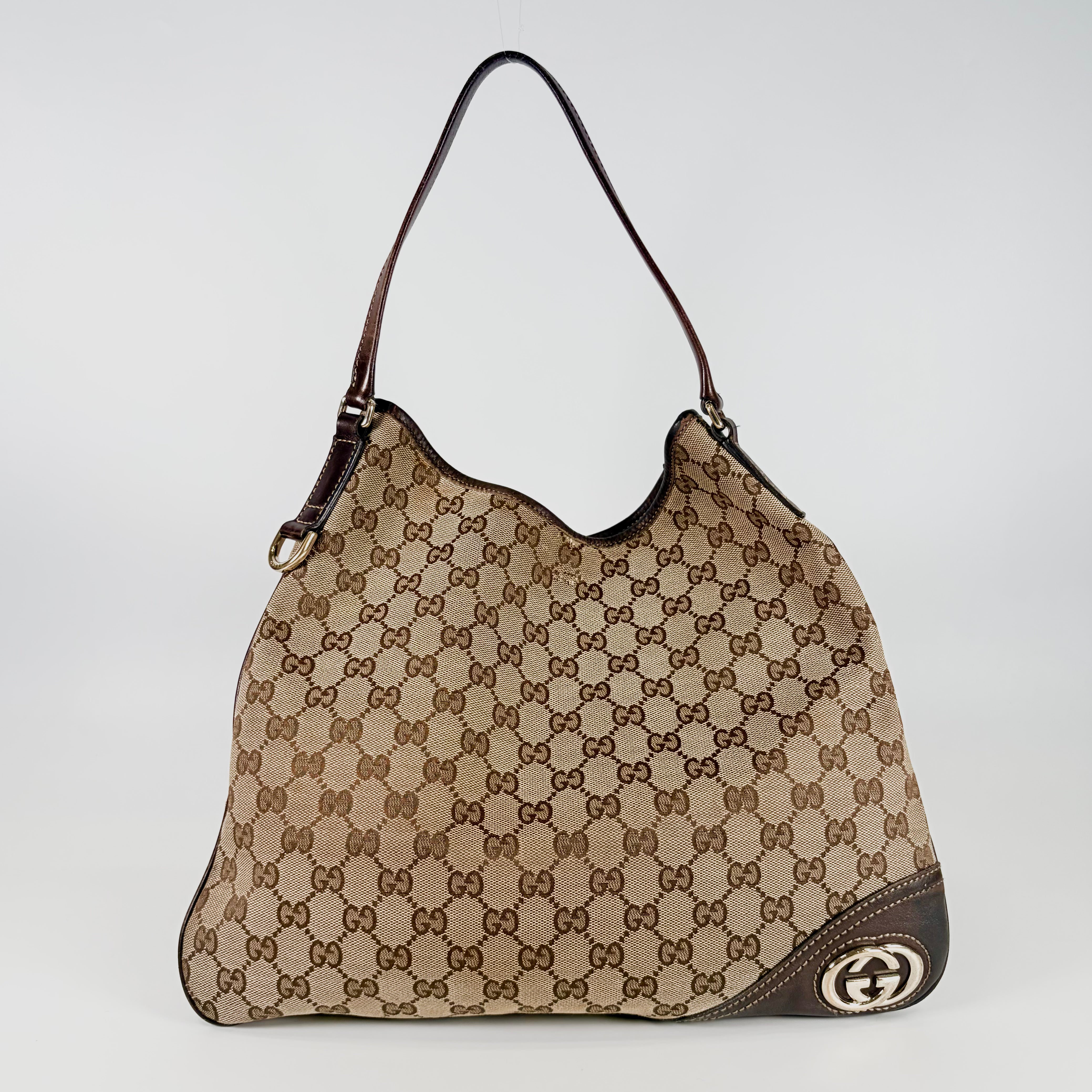 2604 secondhand GUCCI 169947 GG canvas New Britt Shoulder bag / Crossbody Bag