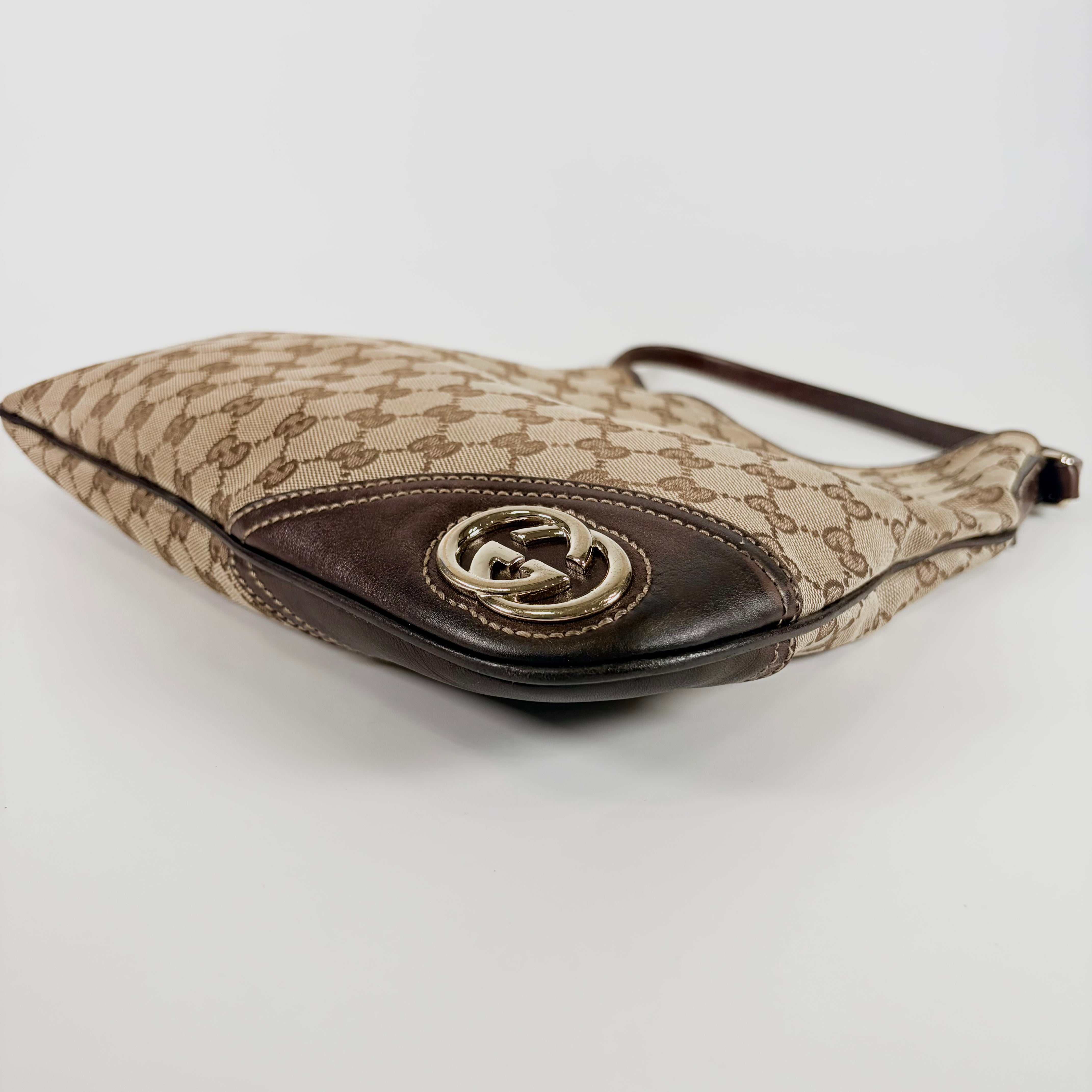 2604 secondhand GUCCI 169947 GG canvas New Britt Shoulder bag / Crossbody Bag