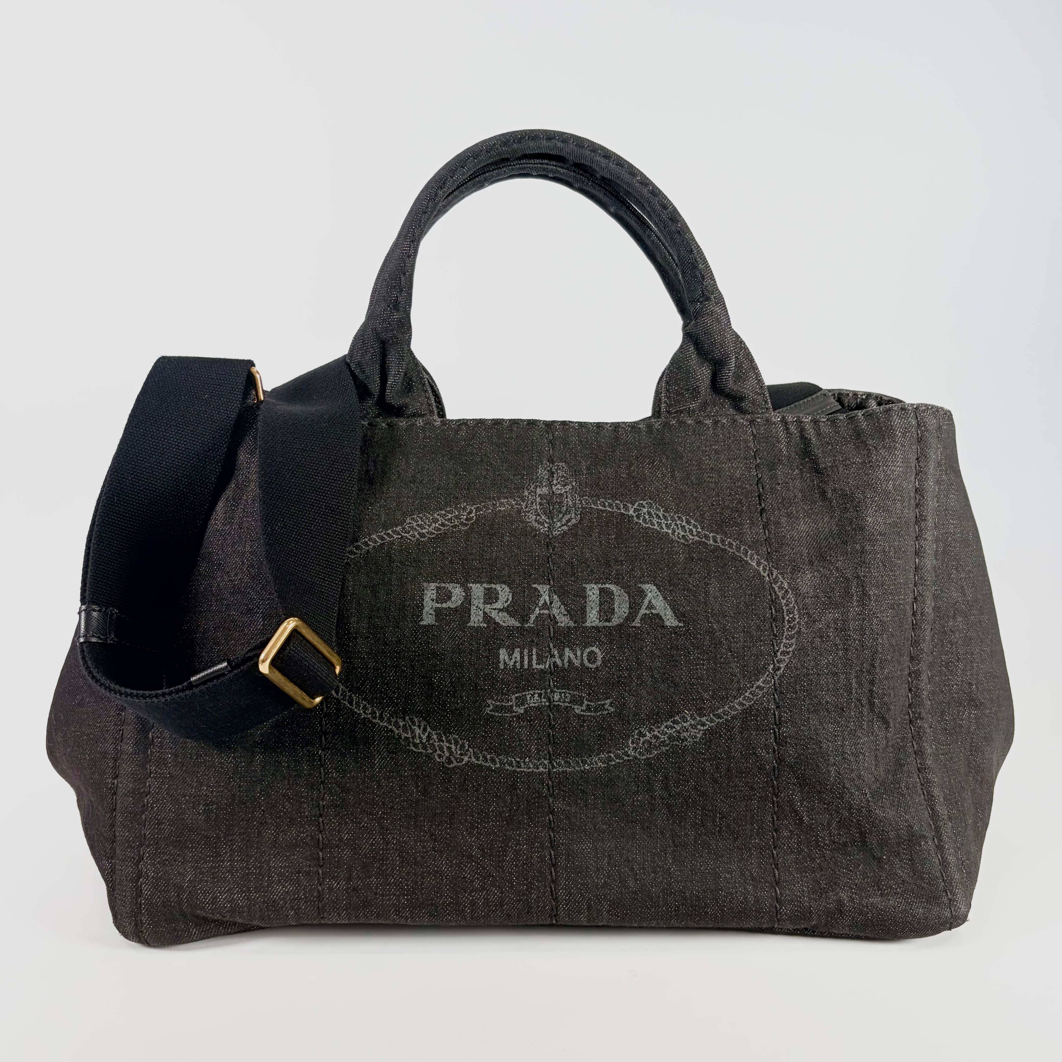 2605 secondhand Prada Canapa Tote