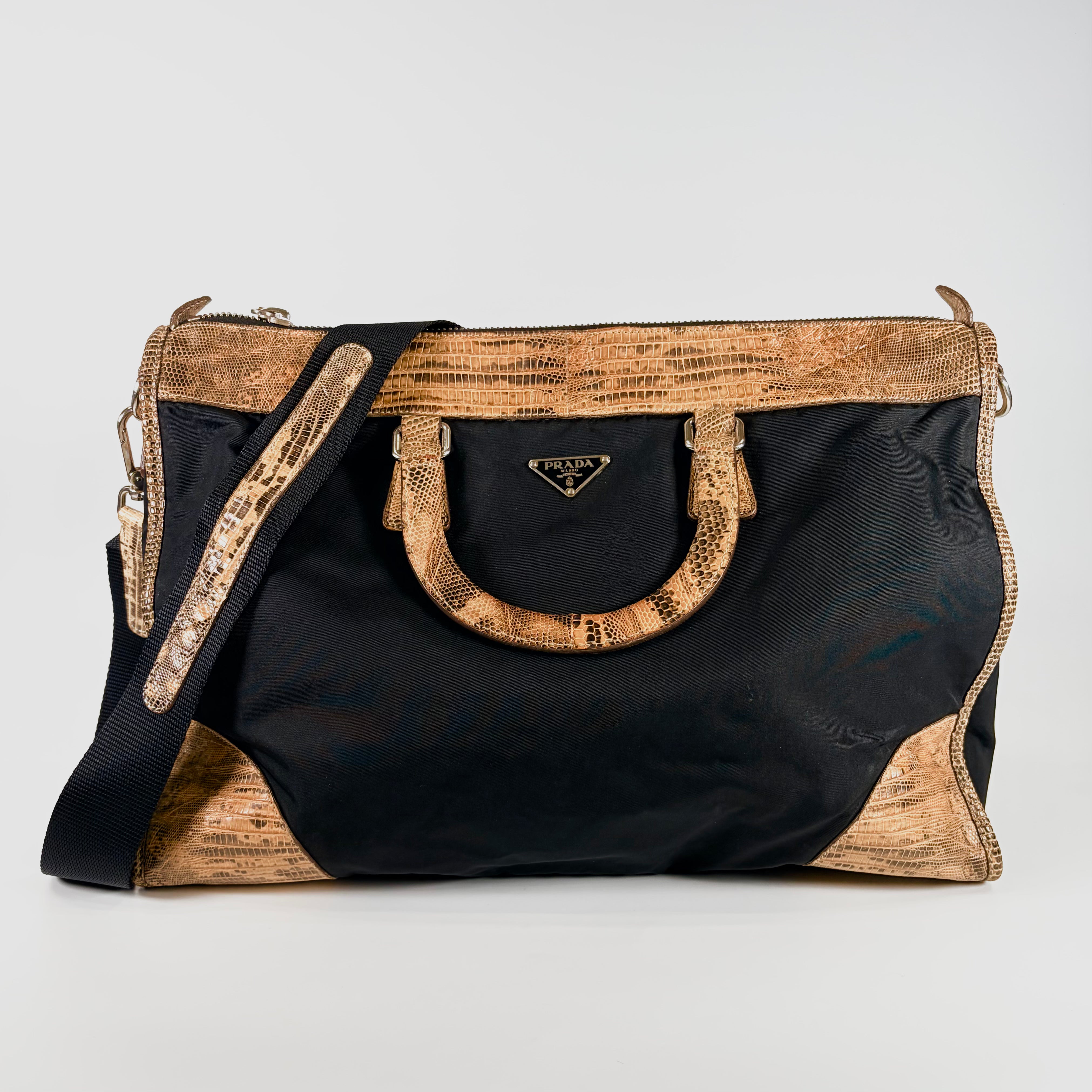 2605 secondhand PRADA nylon 2way bag