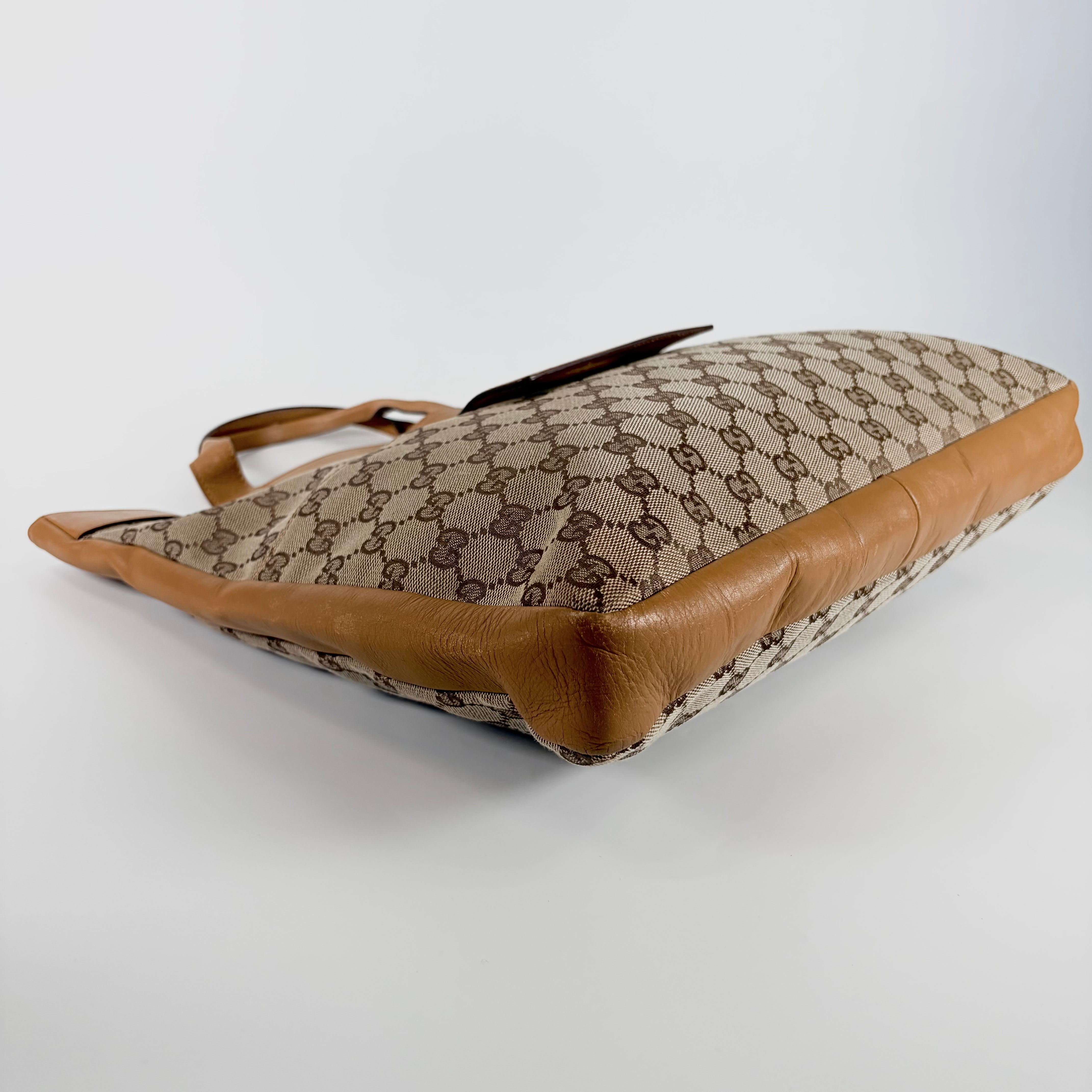 2605 secondhand GUCCI Tote Bag Vertical WG Pattern Jackie metal fittings