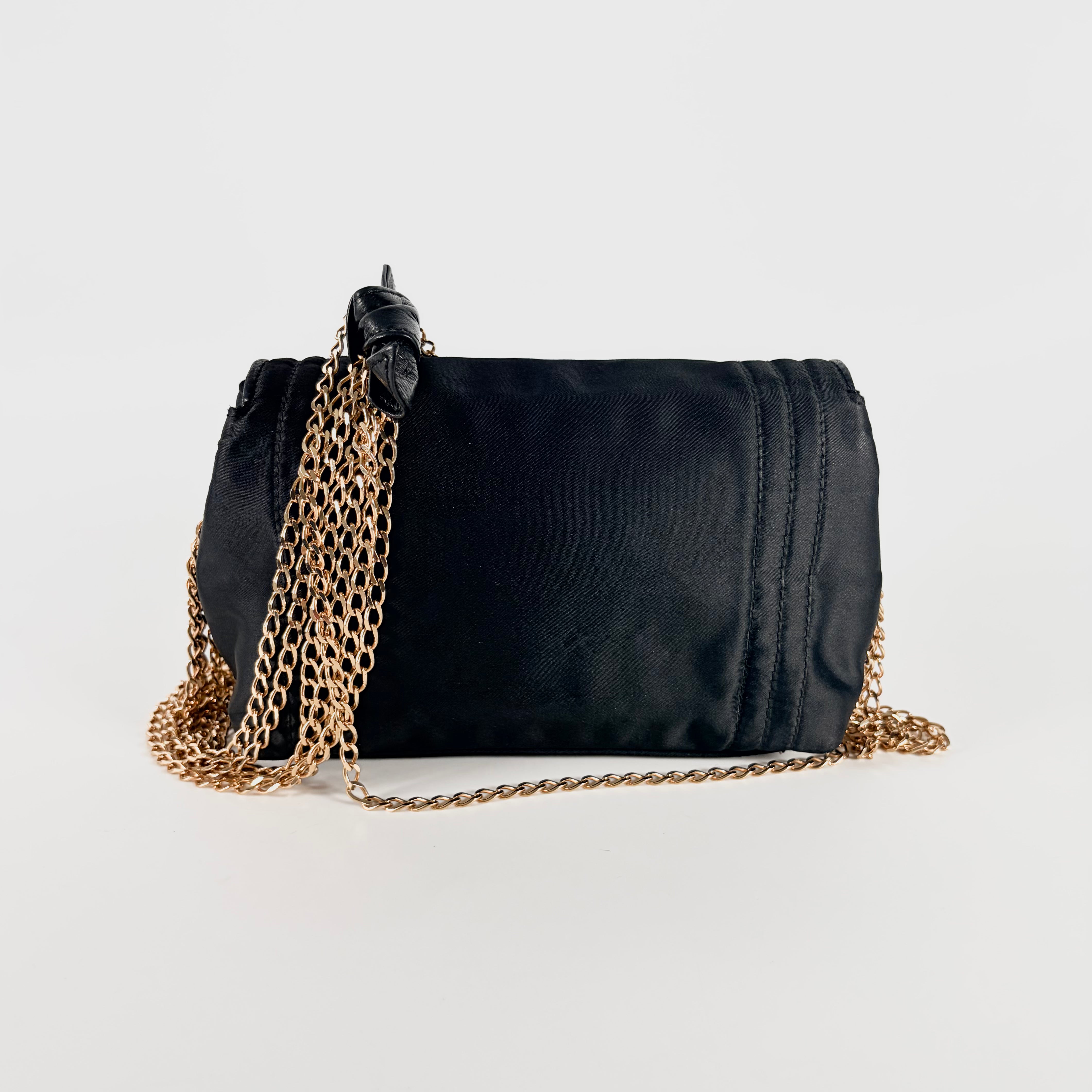 2605 secondhand CHANEL nylon Chain Shoulder Bag