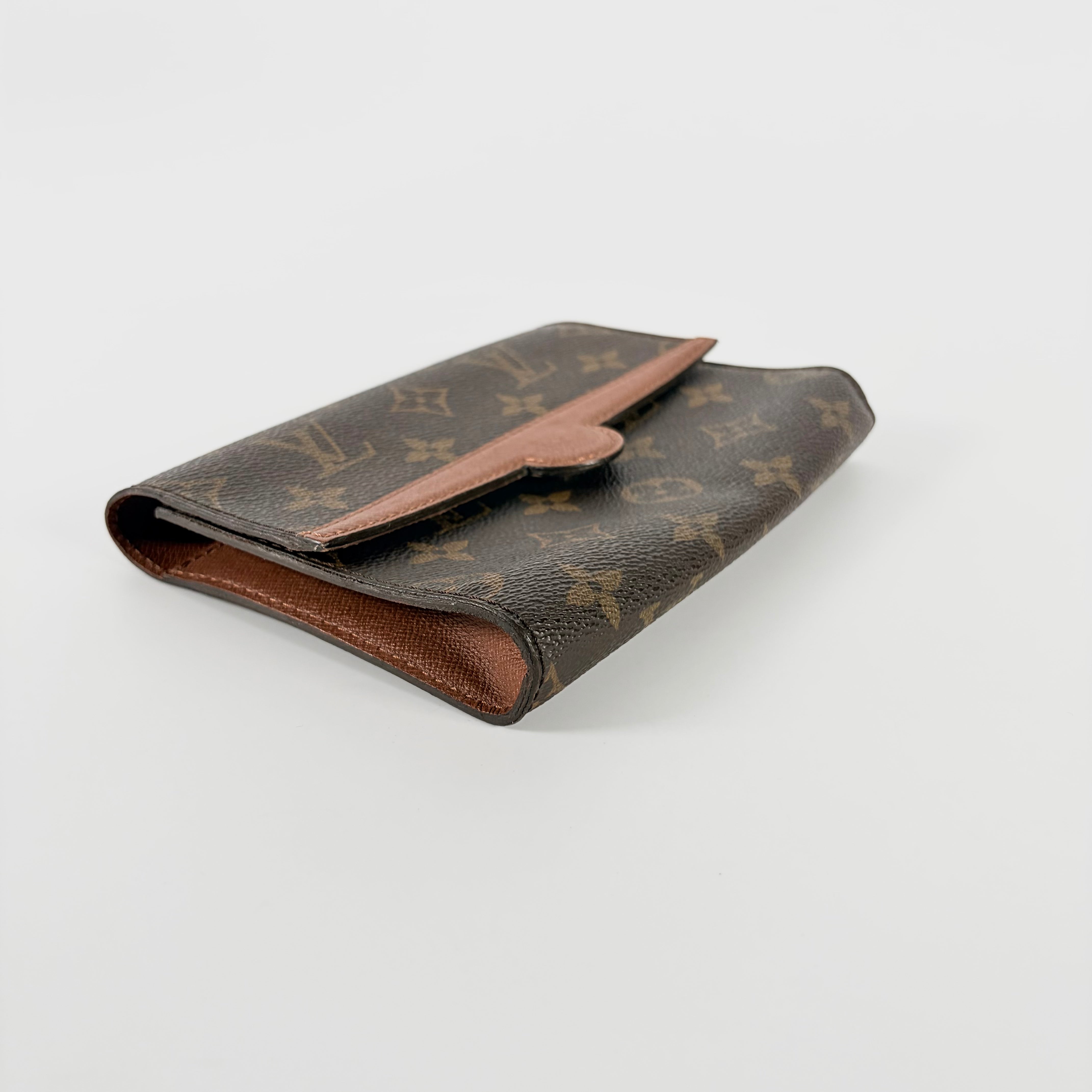 2605 secondhand LV Monogram M51815 double mule shoulder strap