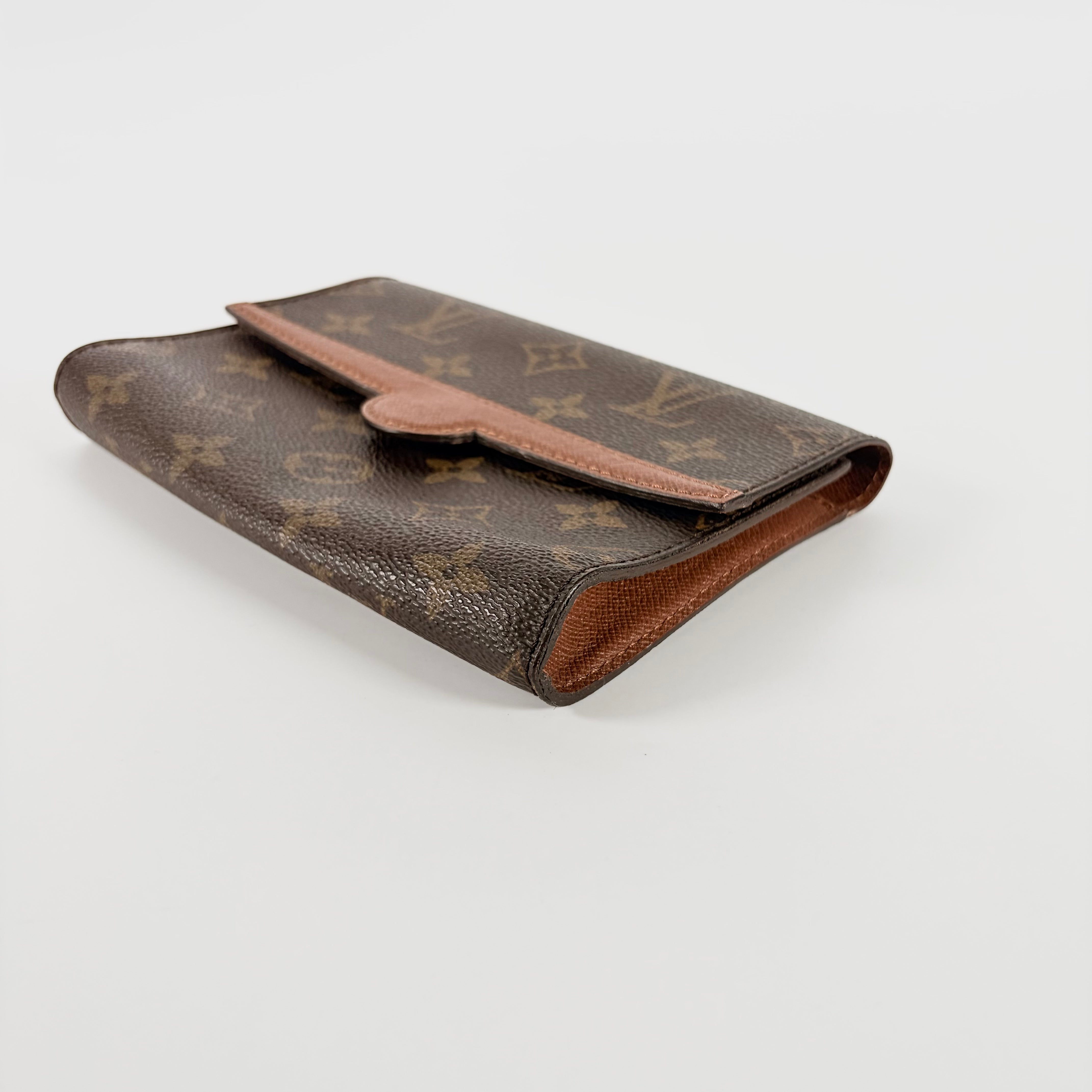 2605 secondhand LV Monogram M51815 double mule shoulder strap