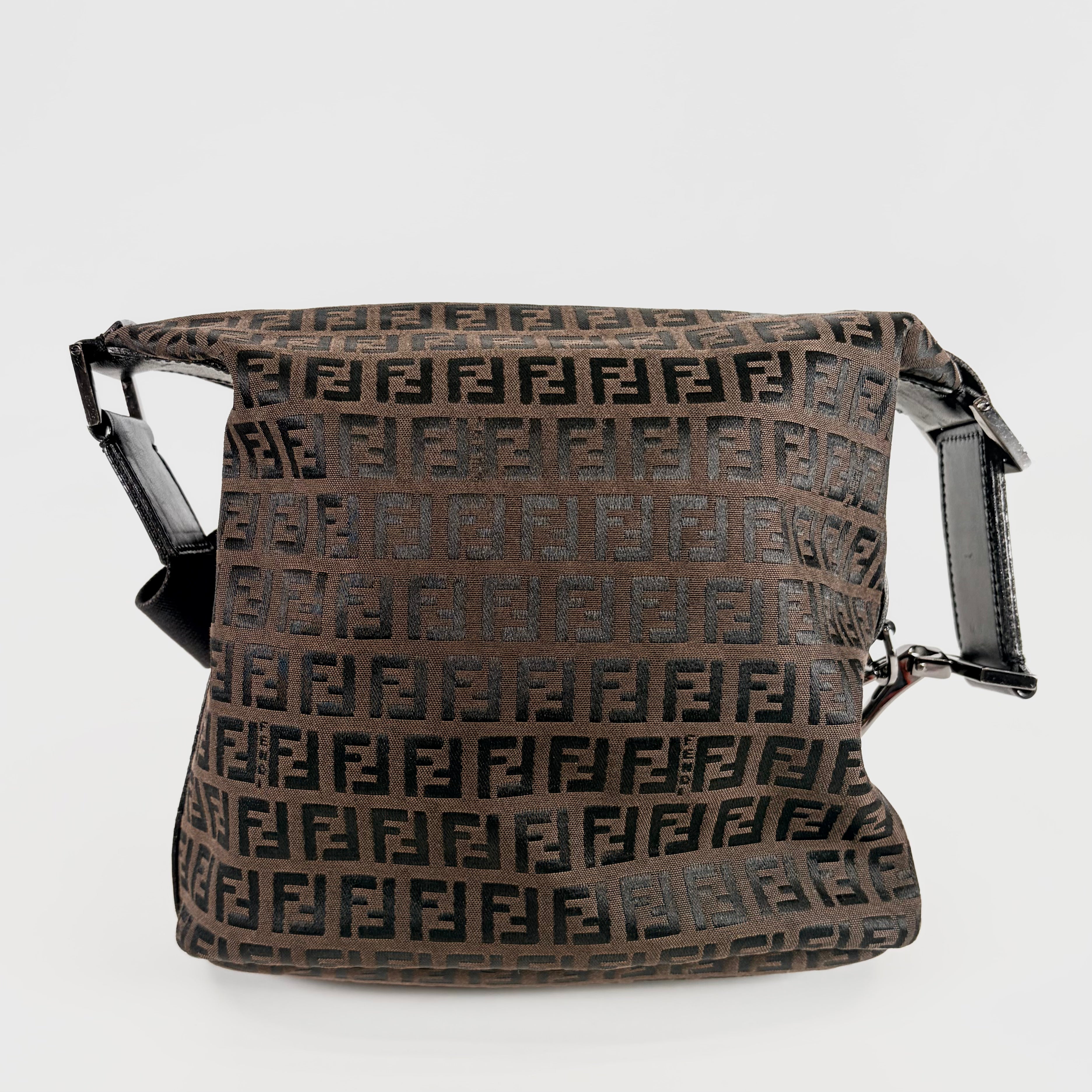 2603 secondhand FENDI Shoulder bag Zucchino Pattern shoulder bag / Crossbody Bag