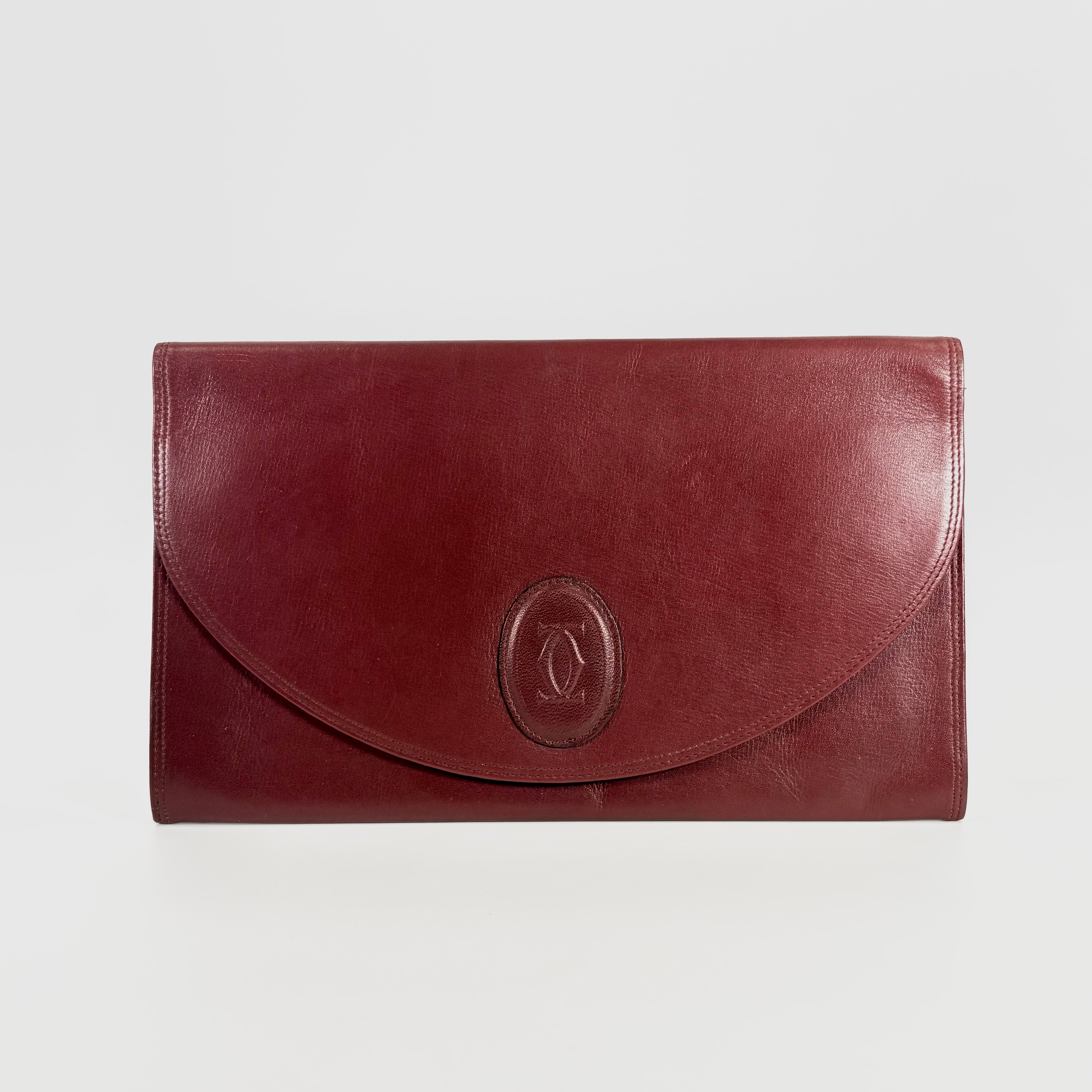 2605 secondhand CARTIER mustline Clutch Bag