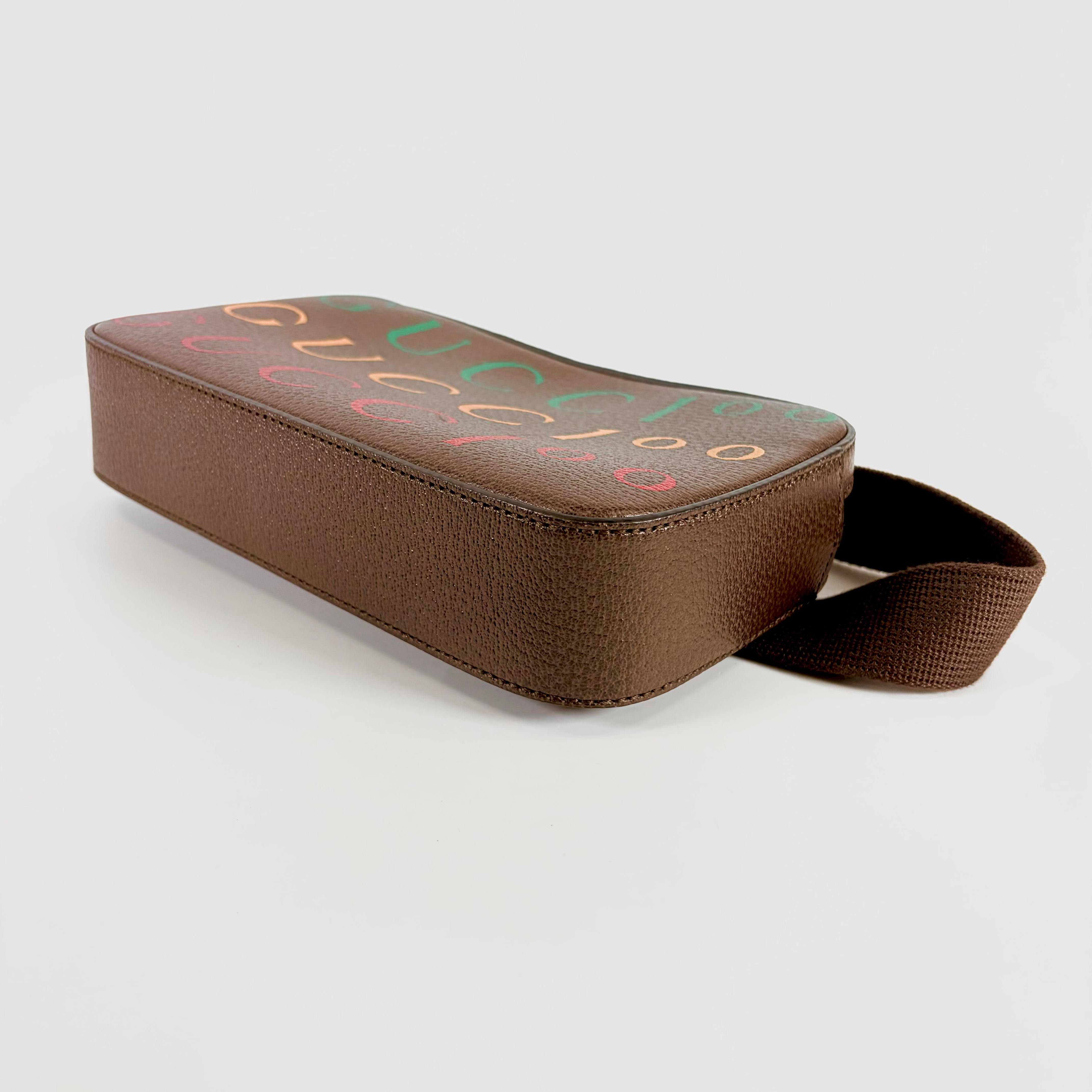2603 secondhand GUCCI 602695 100 year Belt Bag Shoulder bag / Crossbody Bag