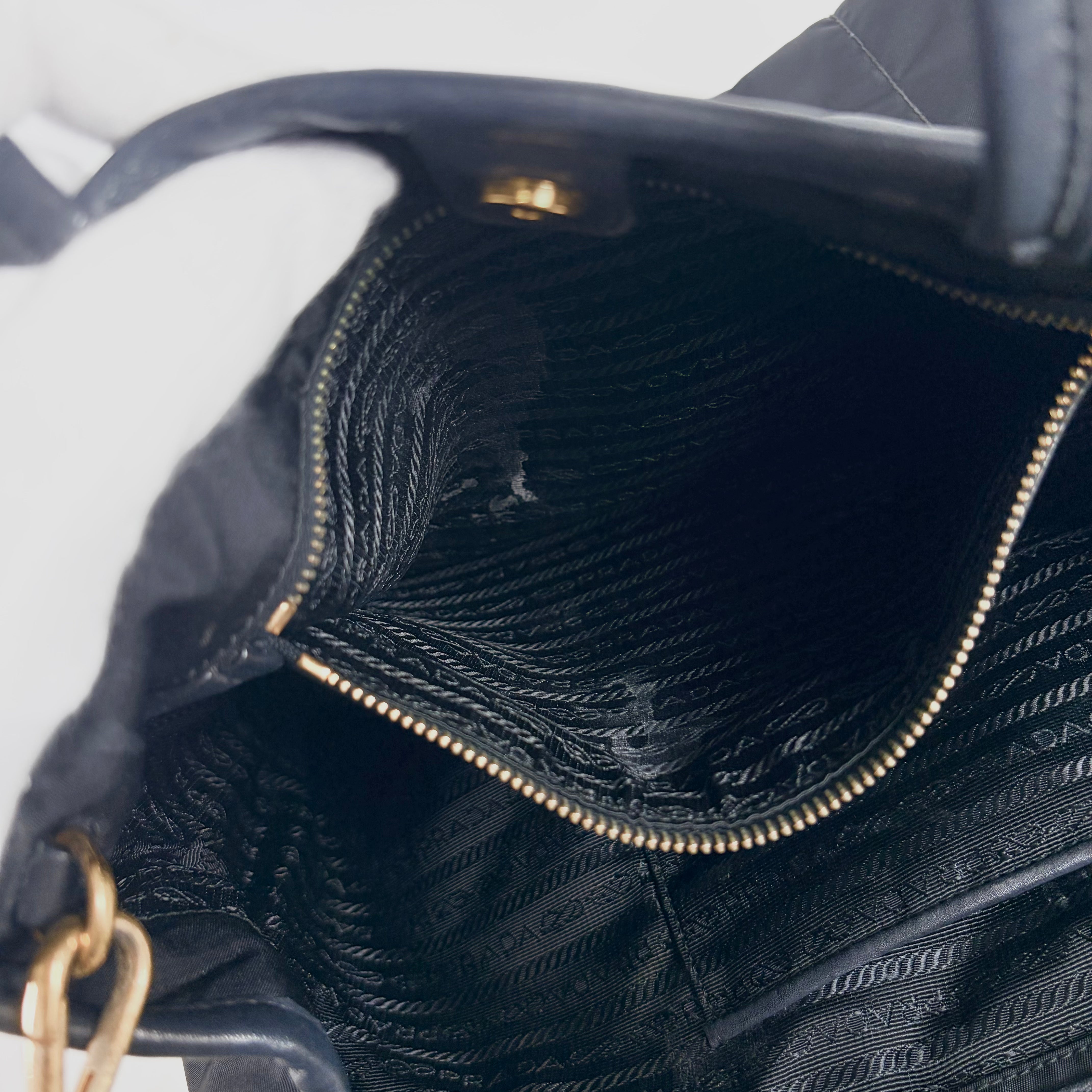 2606 secondhand PRADA nylon 2Way bag