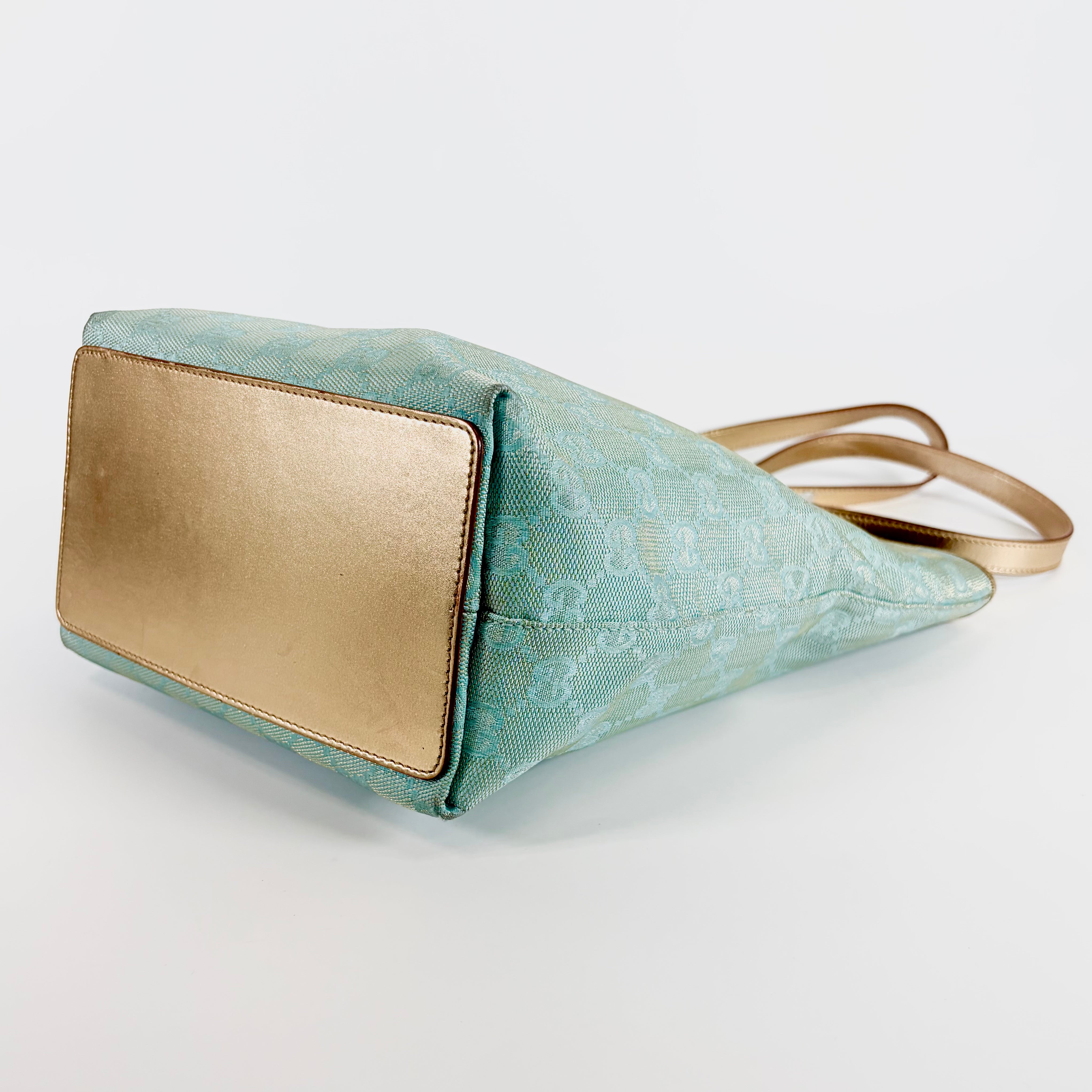 2604 secondhand GUCCI 002 1099 GG canvas hand bag