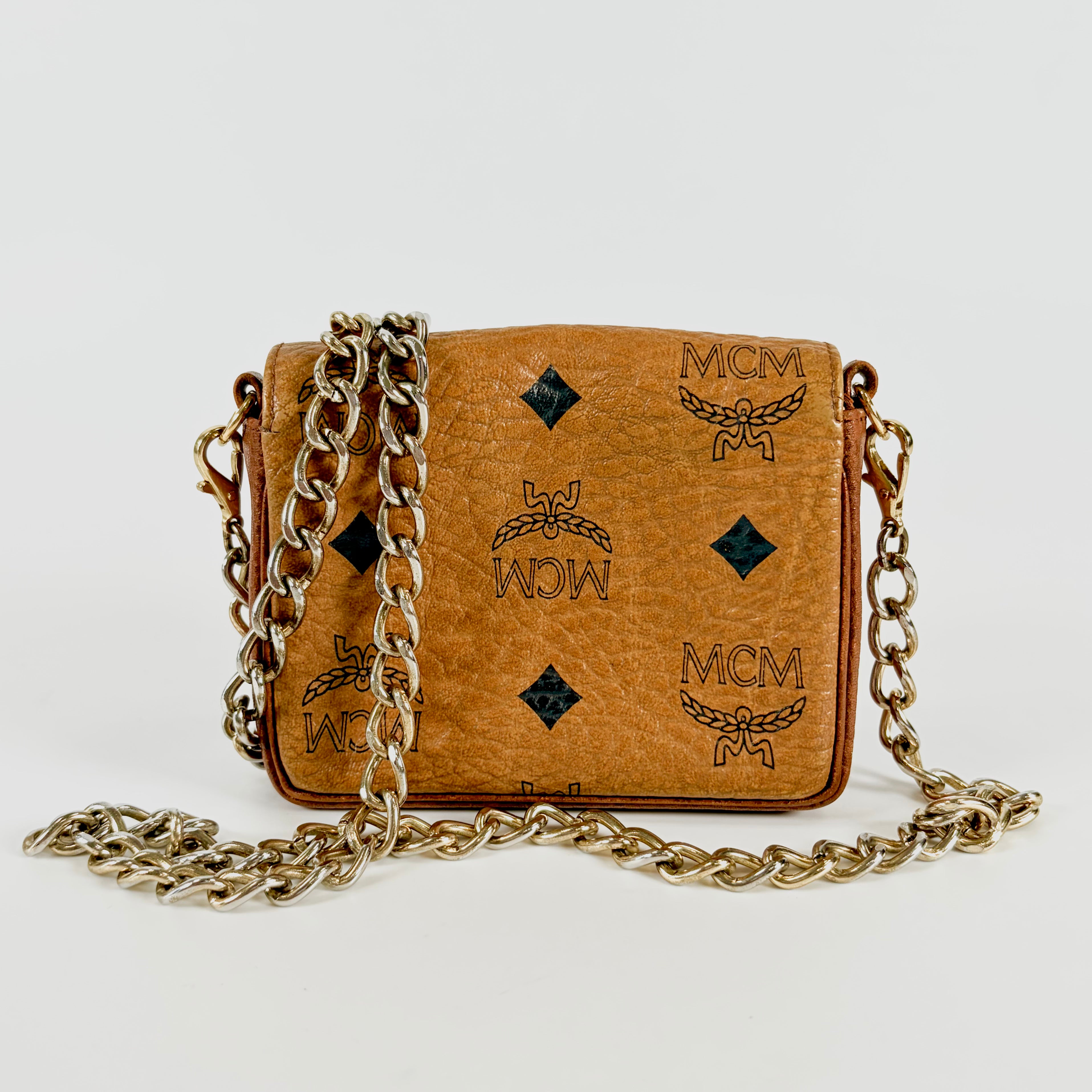 2606 secondhand MCM mini Chain Shoulder Bag