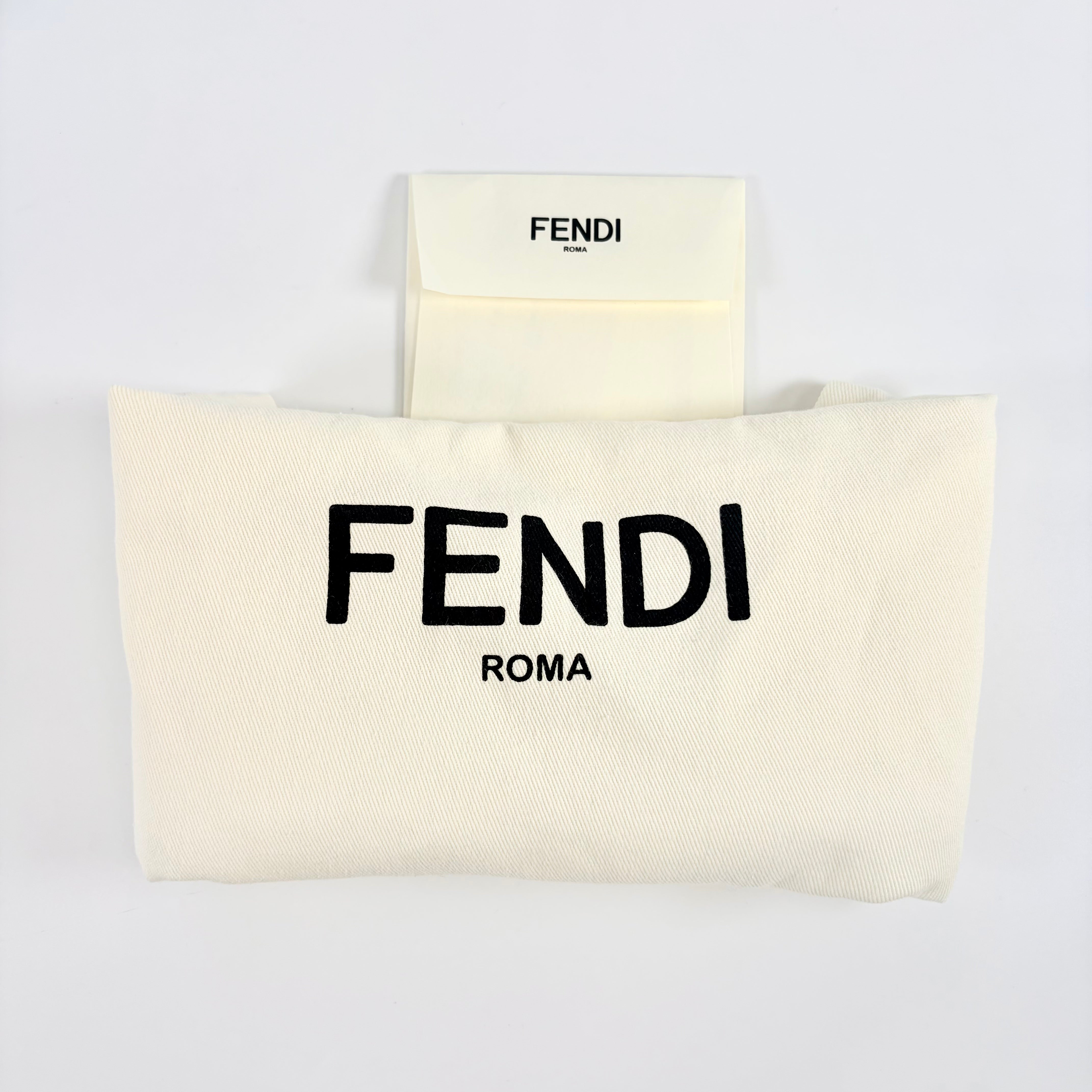 2607 secondhand FENDI Mamma 2WAY blue
