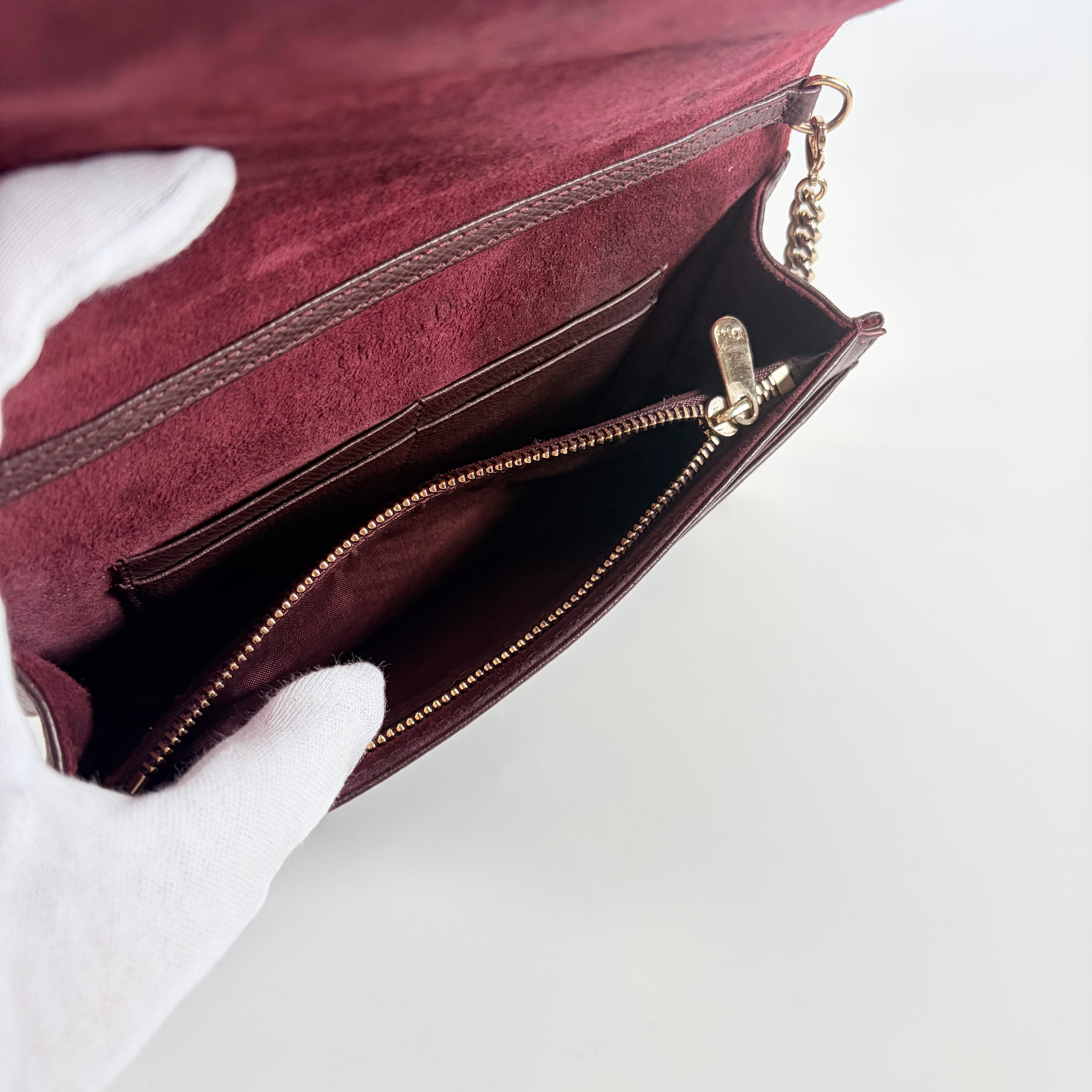 Christian Dior Diorama Leather Chain Shoulder Bag