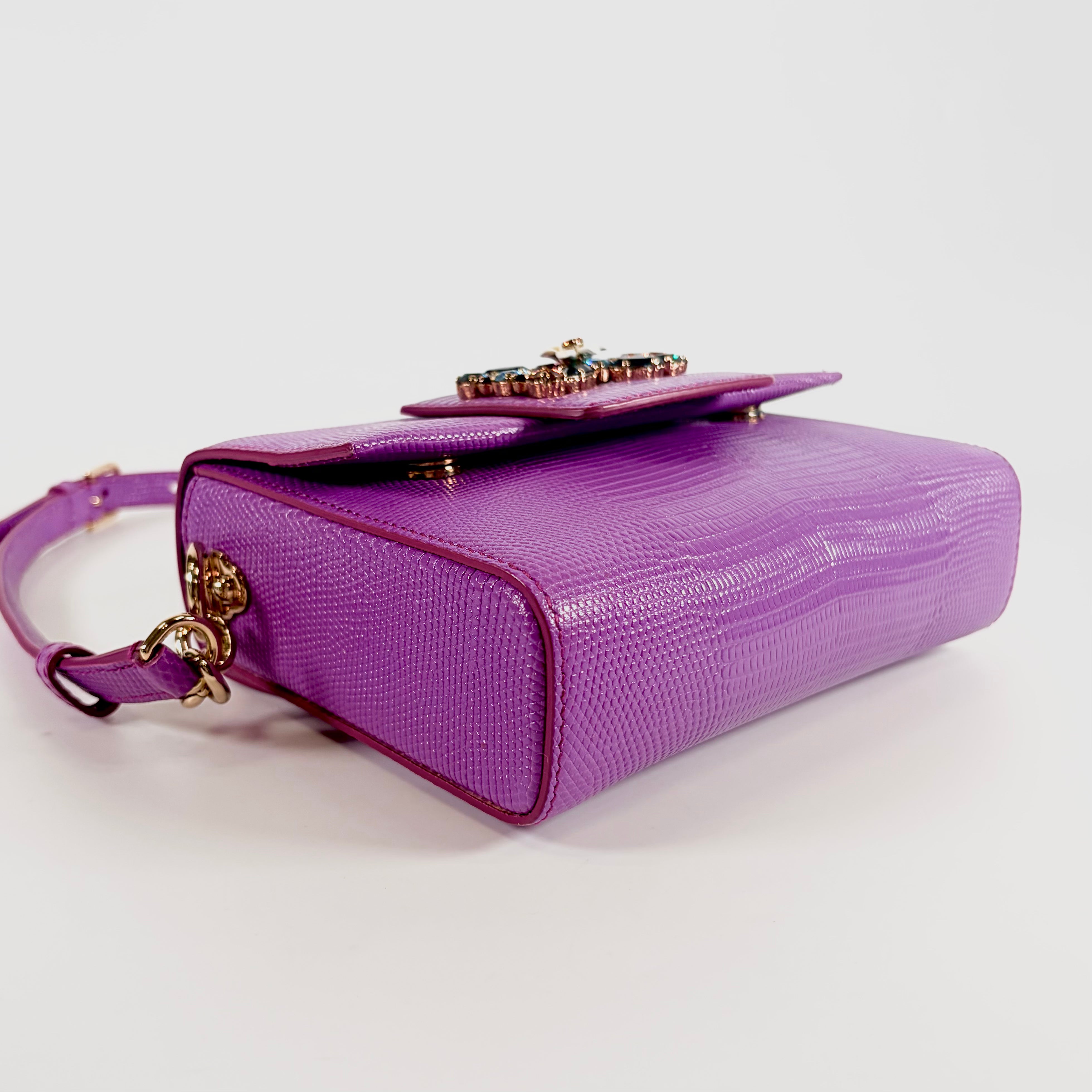 2607 secondhand DOLCE&GABBANA mini hand purple