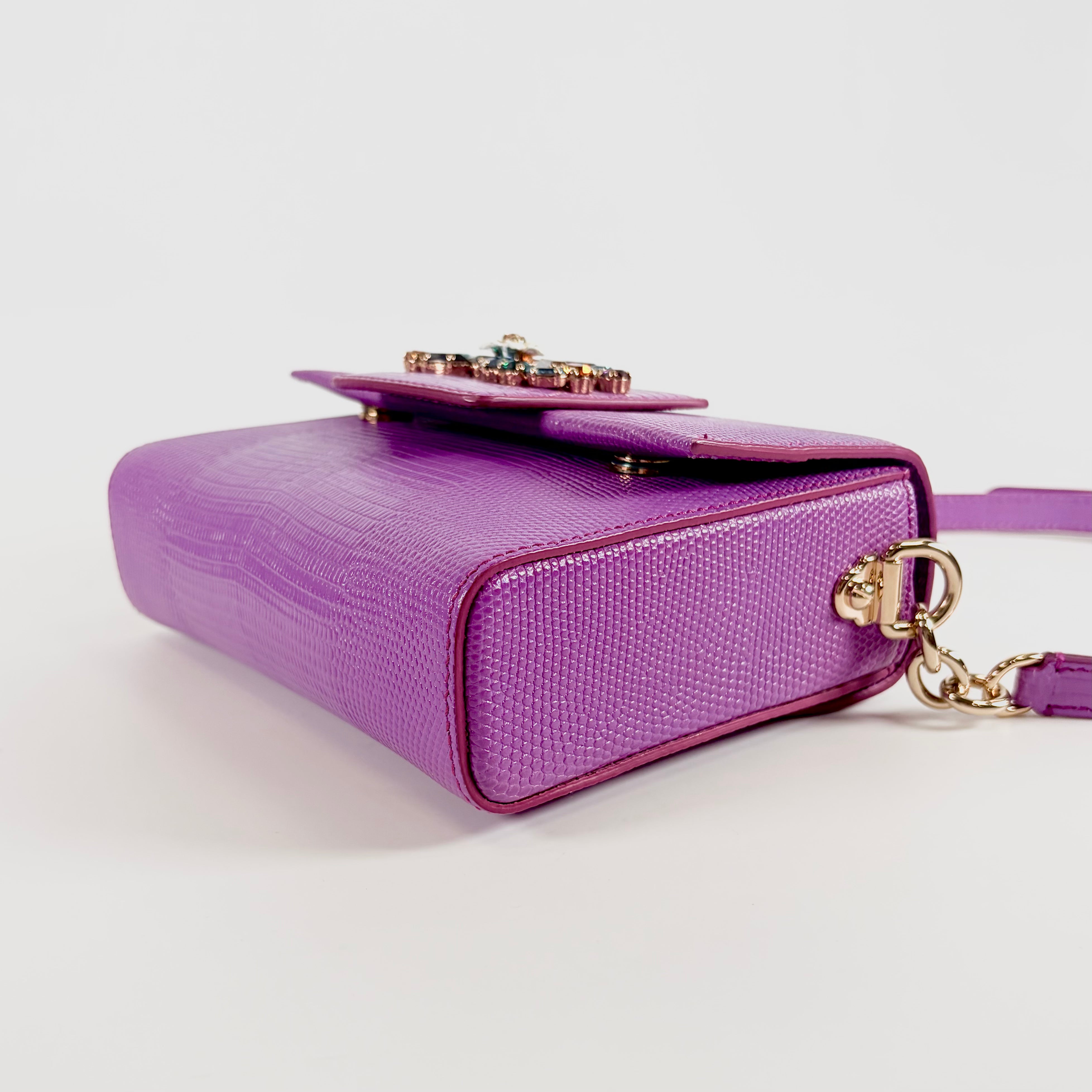 2607 secondhand DOLCE&GABBANA mini hand purple