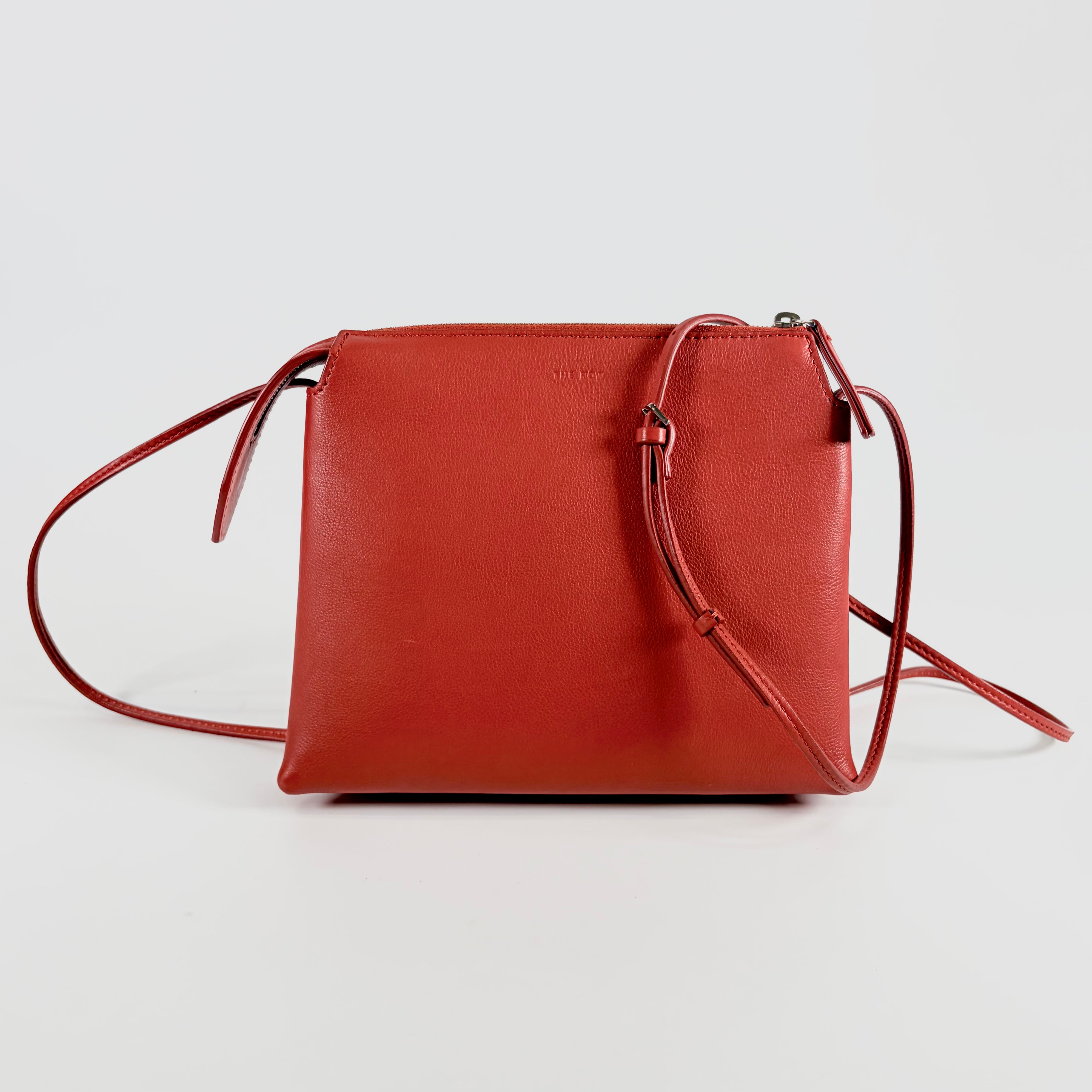 The Row Mini Yin Leather Crossbody Bag