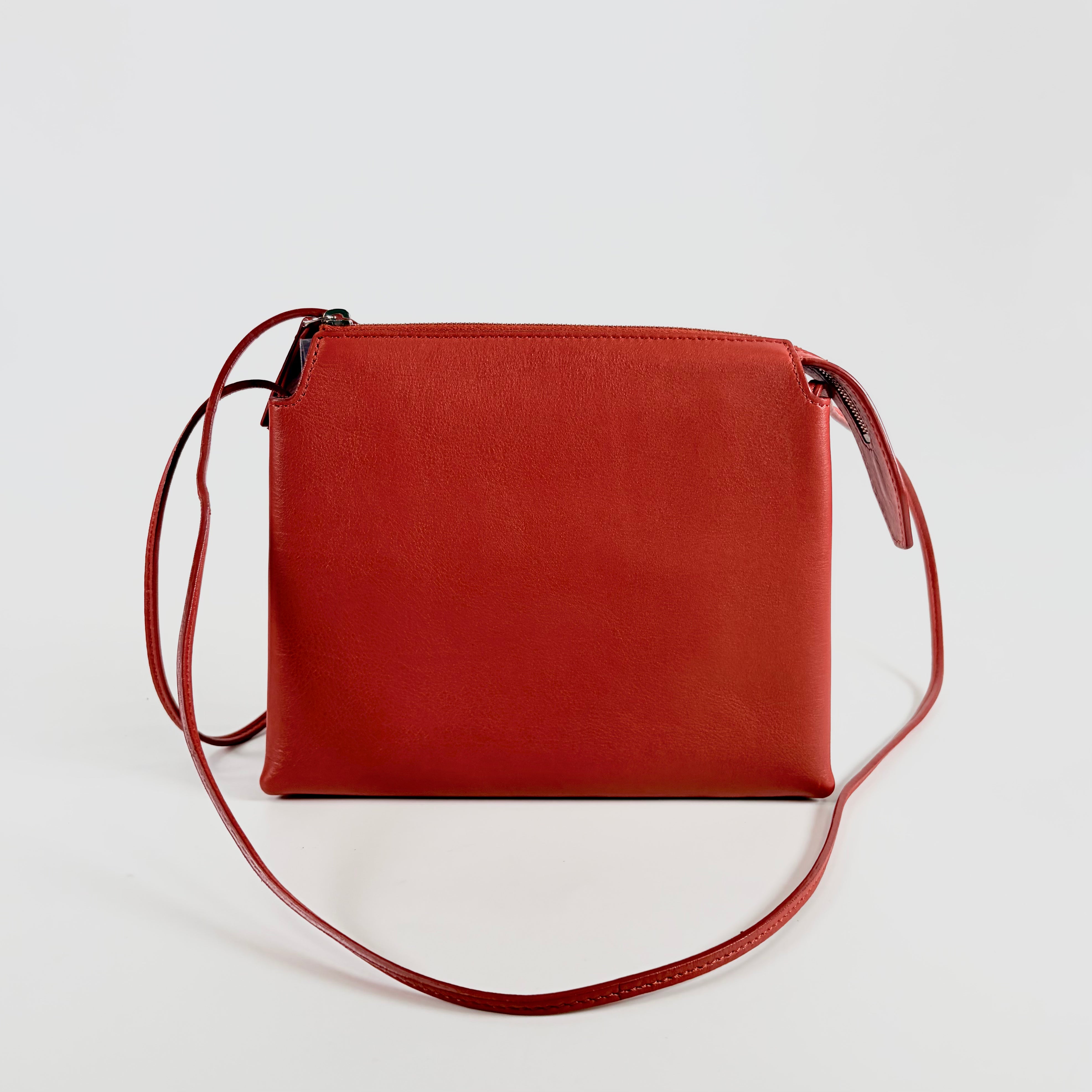 The Row Mini Yin Leather Crossbody Bag