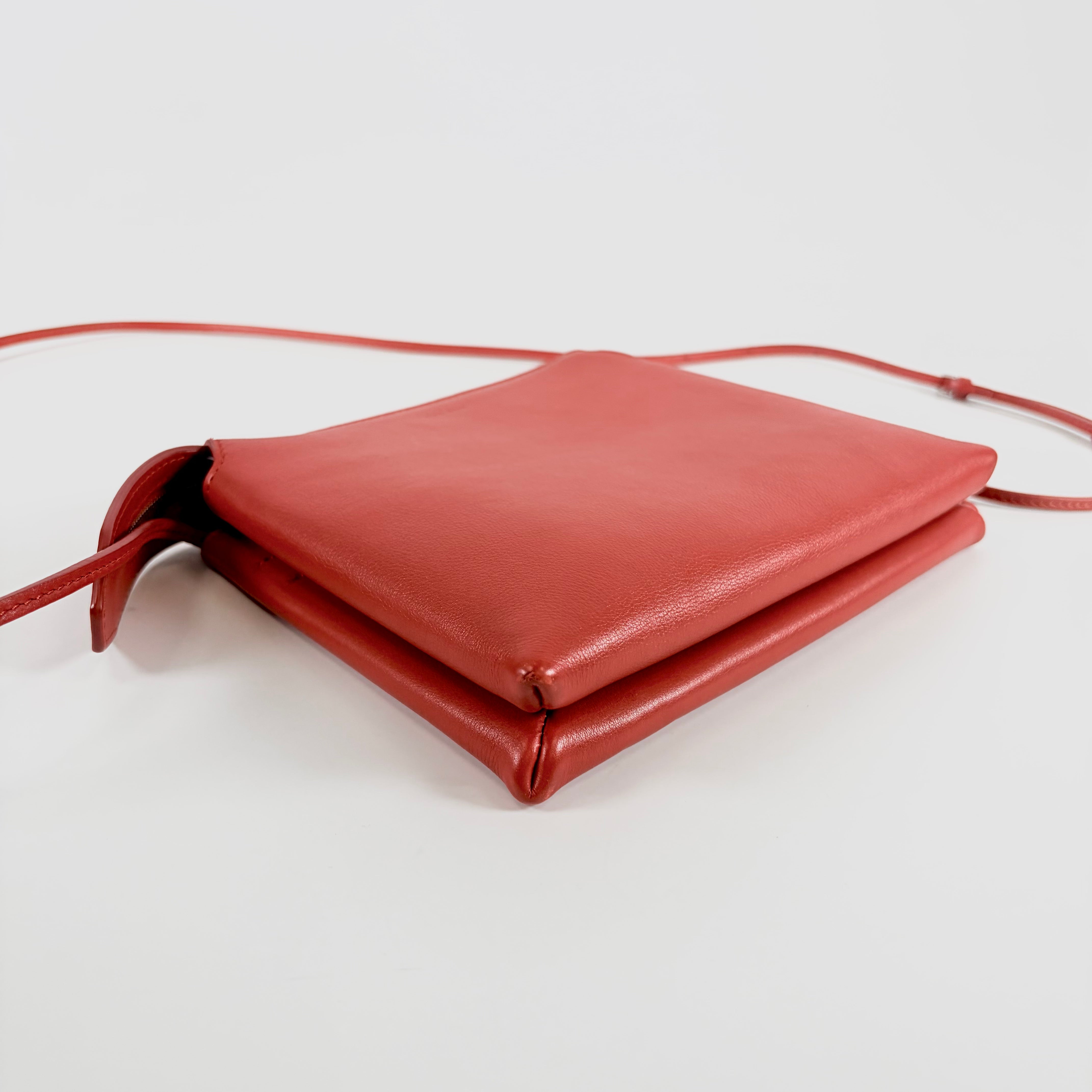 The Row Mini Yin Leather Crossbody Bag