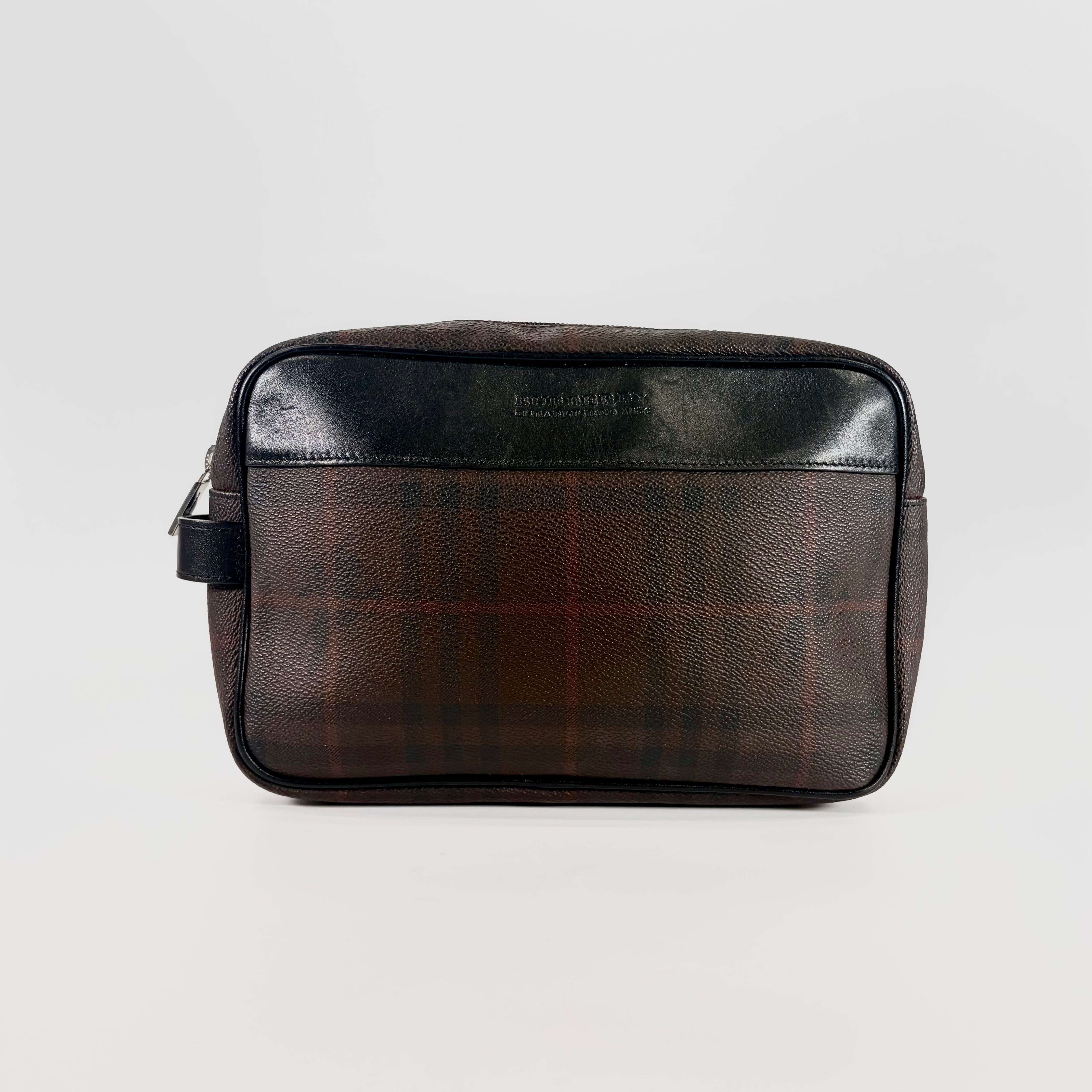 2606 secondhand Burberry Vintage Check PVC Bag