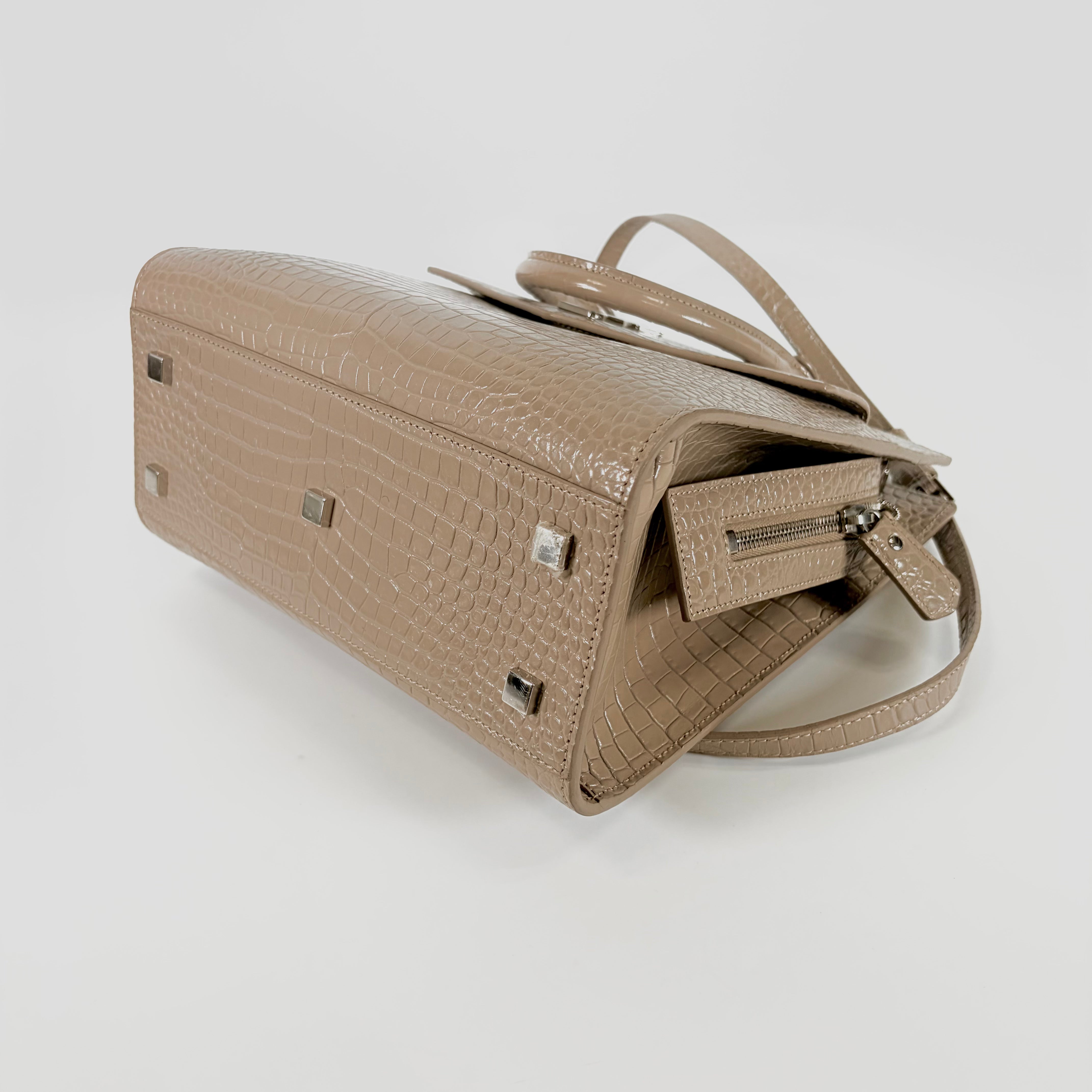 2607 secondhand SAINTLAURENT up down Embossed beige