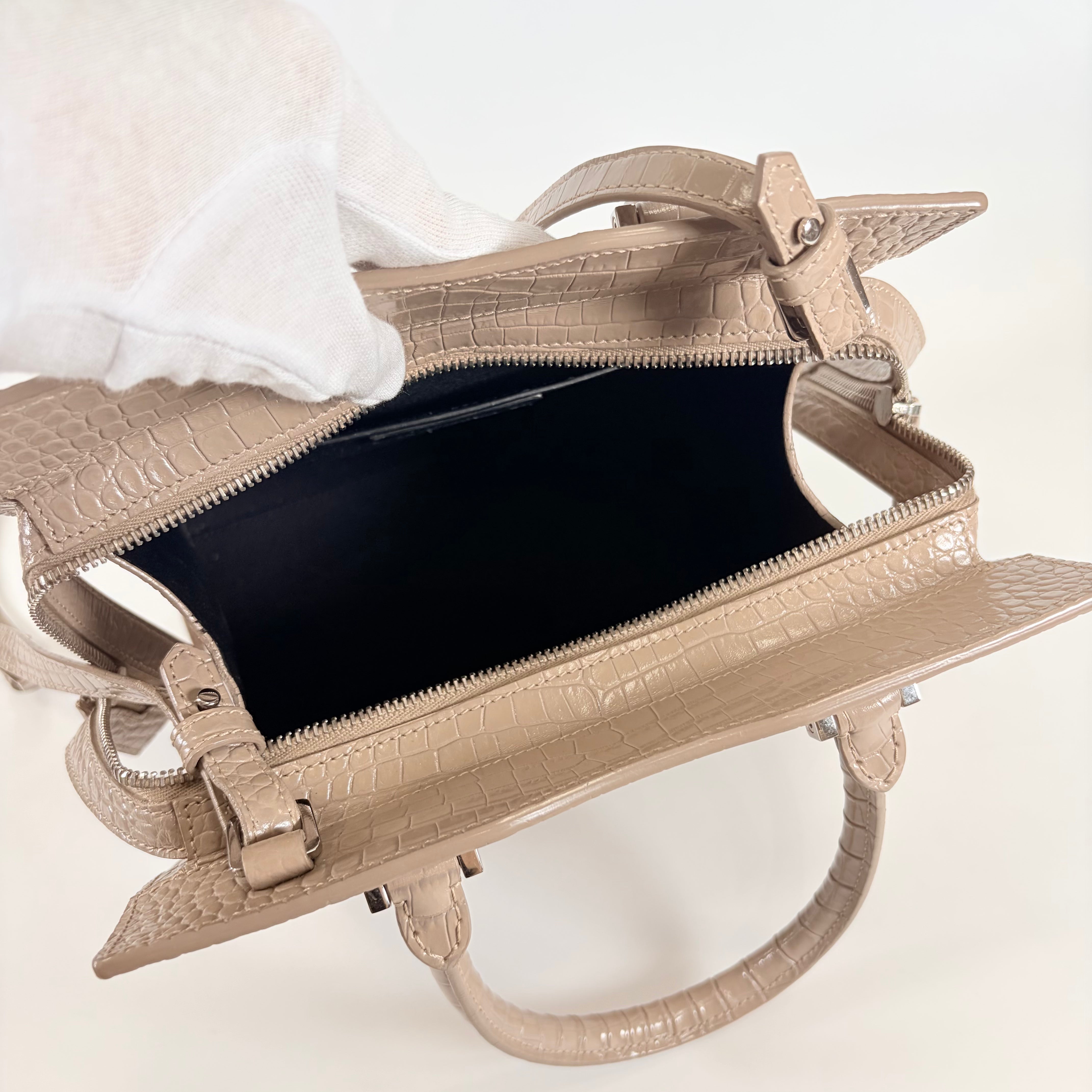 2607 secondhand SAINTLAURENT up down Embossed beige