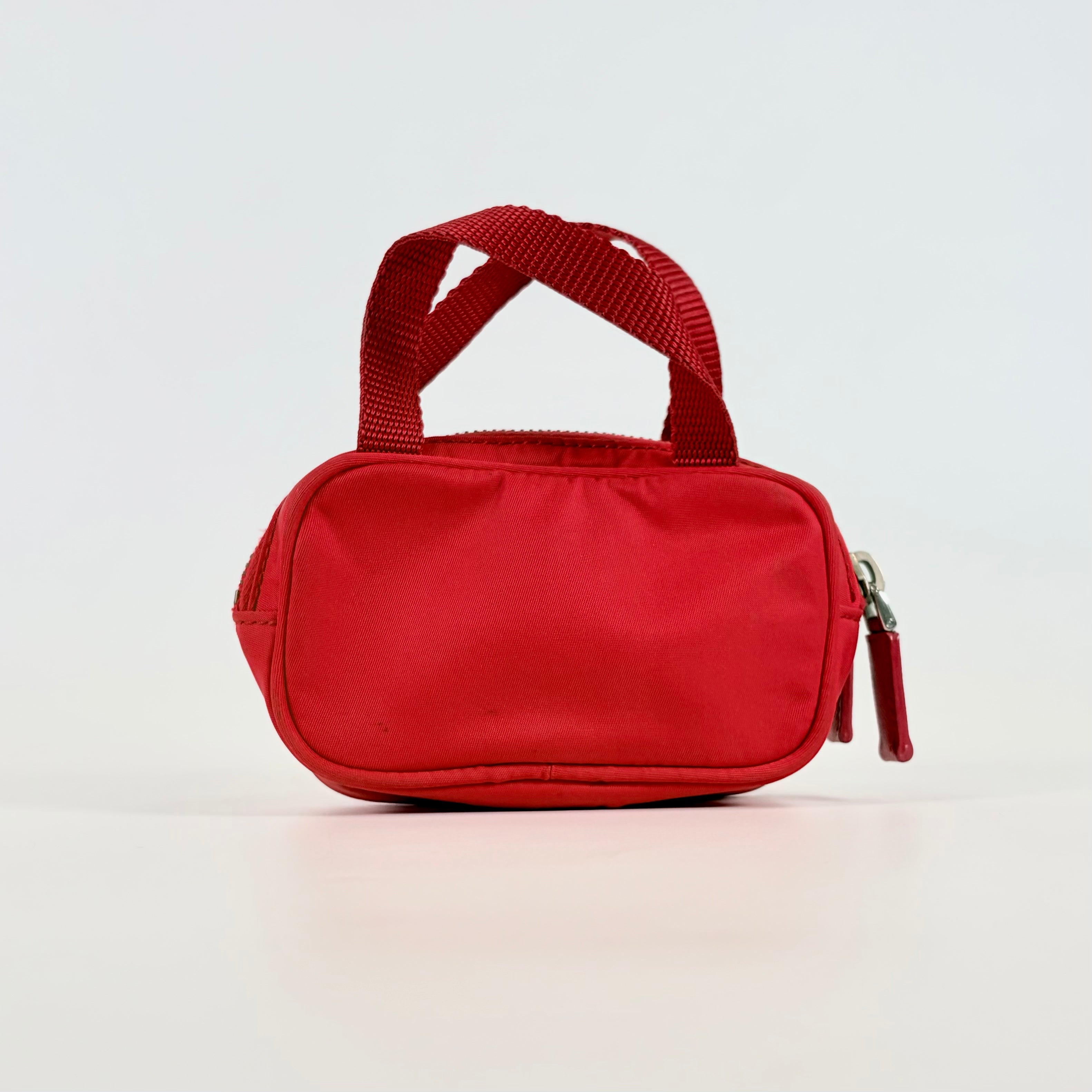 2607 secondhand PRADA nylon mini hand bag