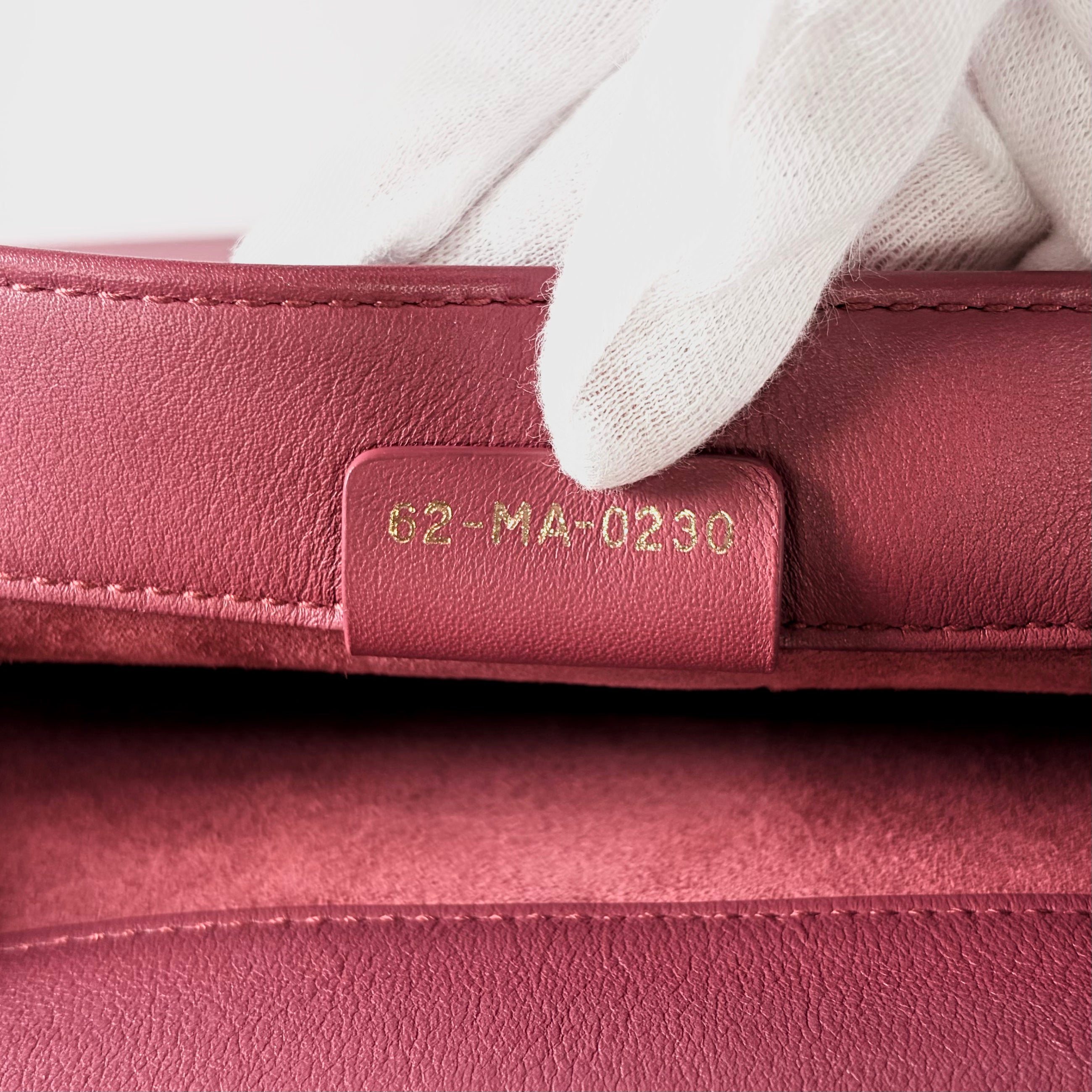 2607 secondhand CD ※ Separate exhibition M1296ZGSB Book Tote medium Wine Red calf The