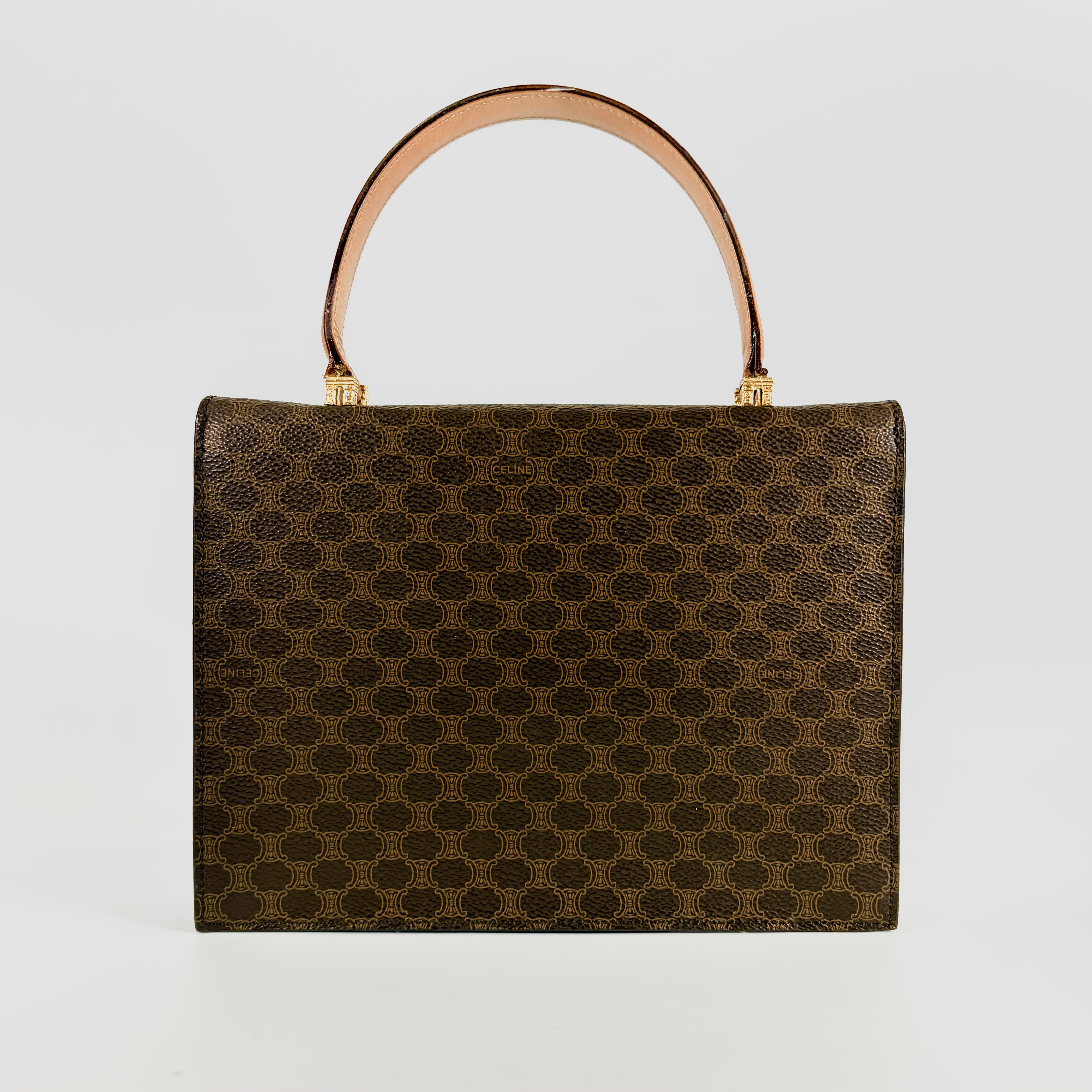 2606 secondhand CELINE hand bag Macadam Pattern