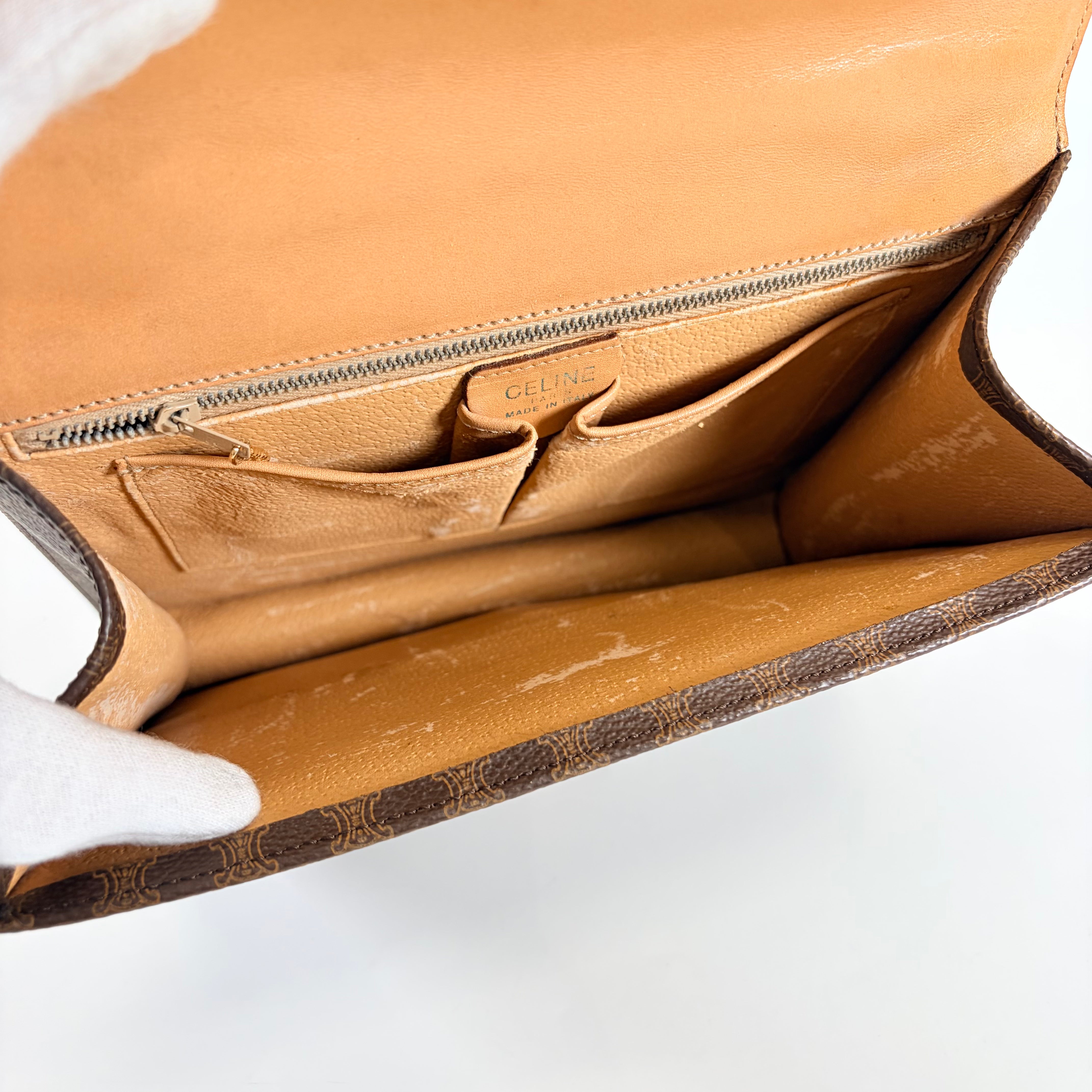 2606 secondhand CELINE hand bag Macadam Pattern