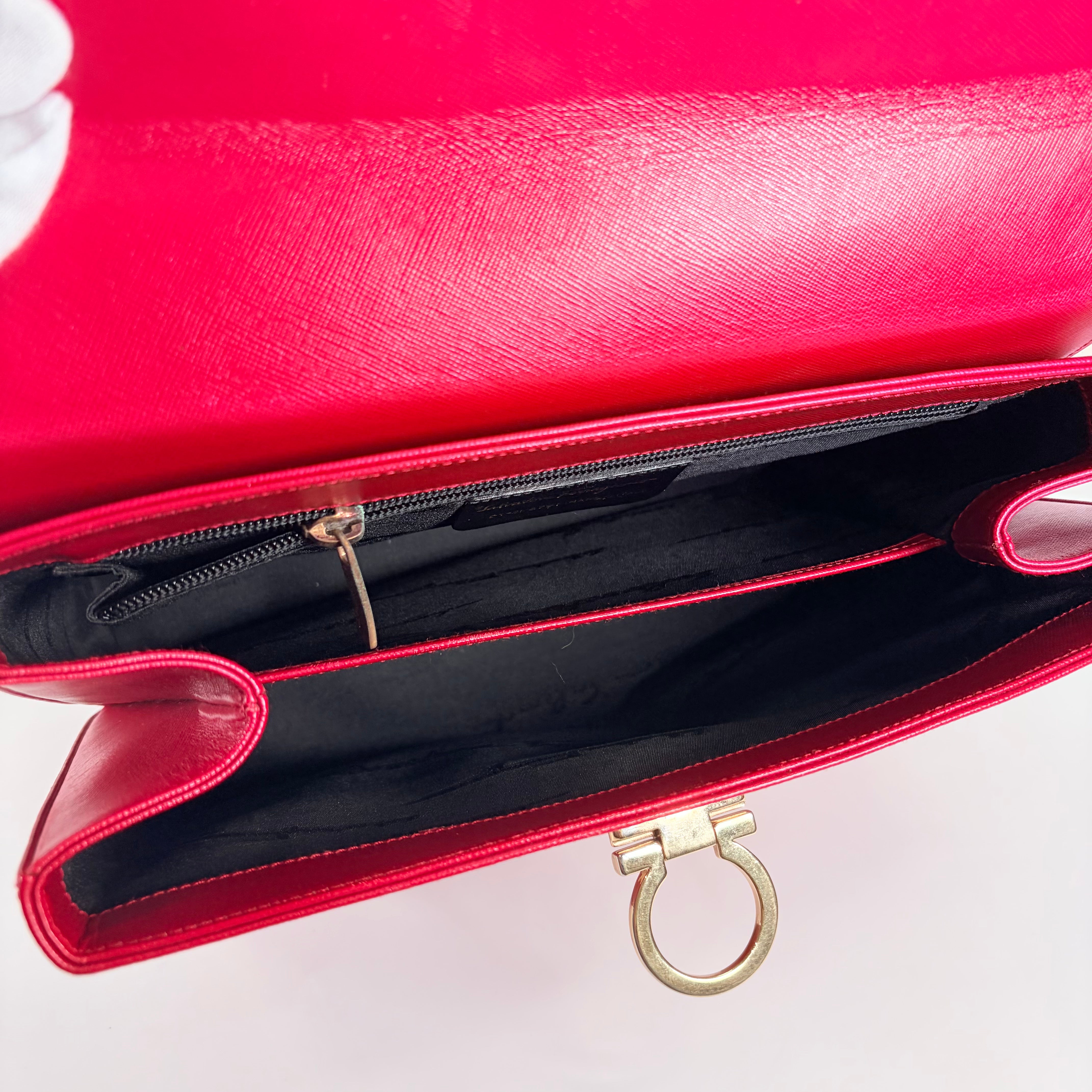 2607 secondhand Ferragamo Gancini 2Way bag